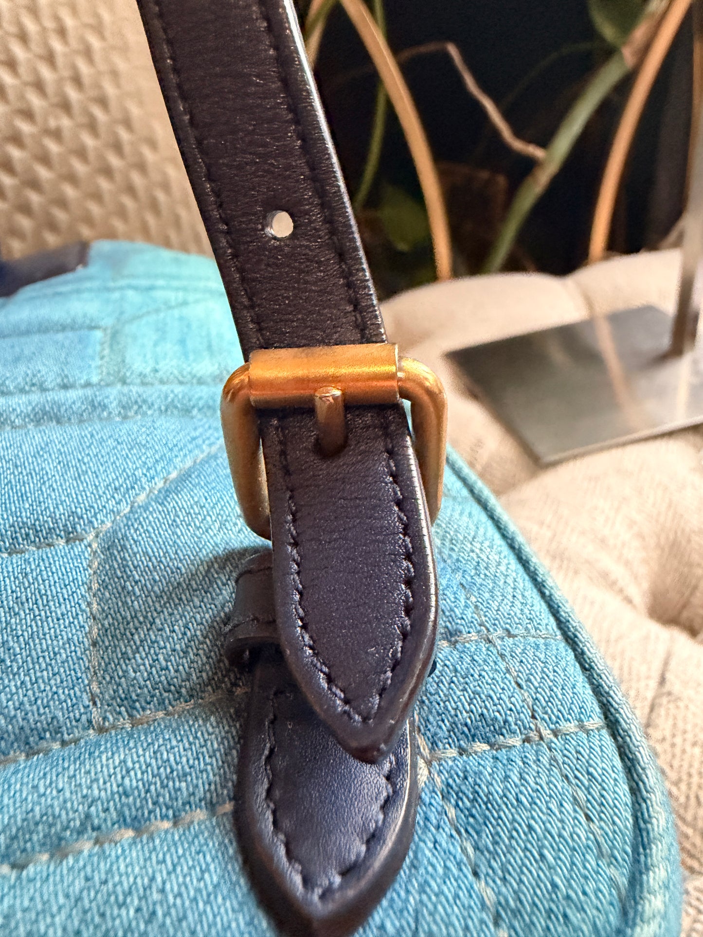 GUCCI Marmont Denim Backpack