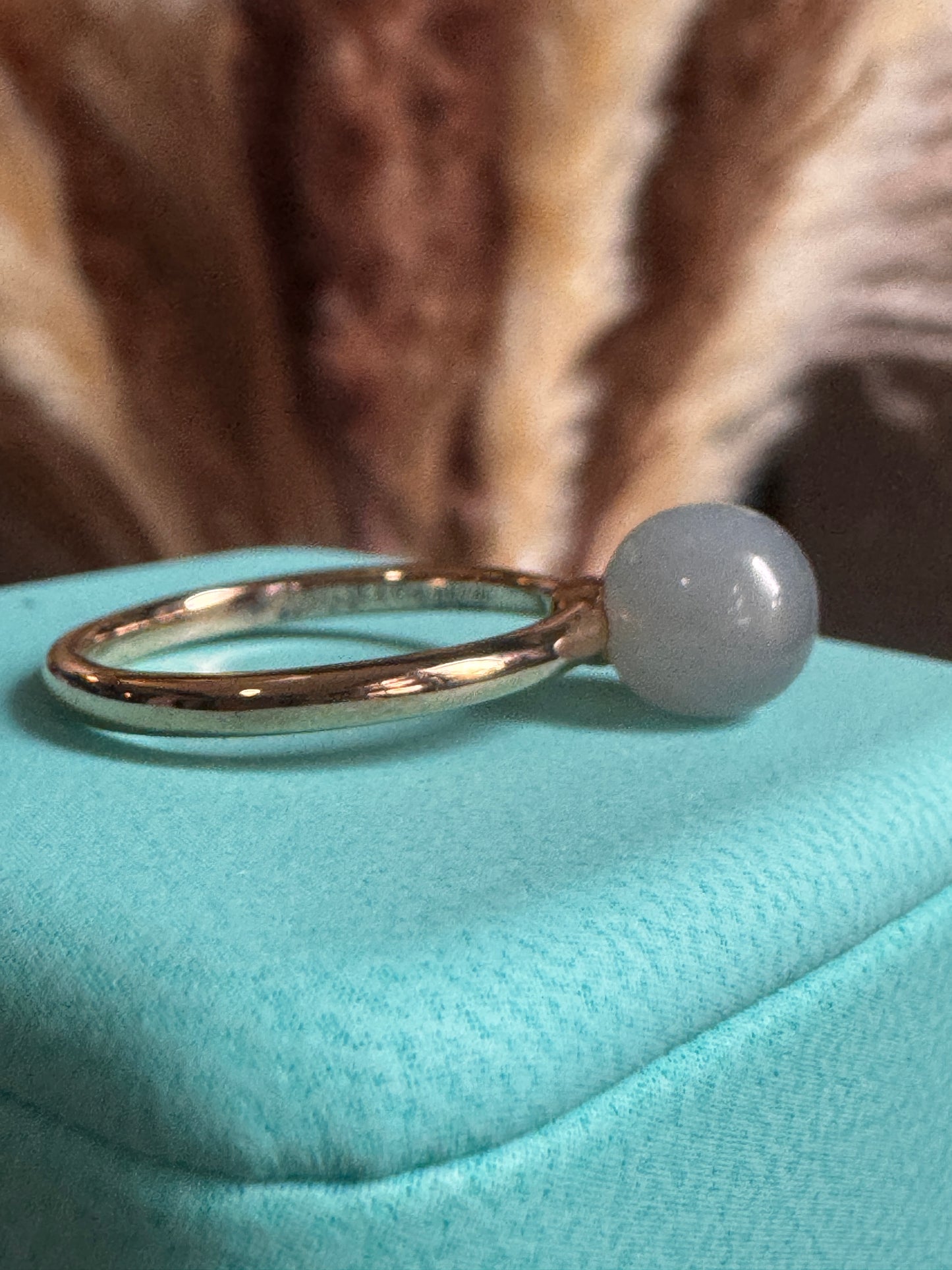 Tiffany & Co Retired and HTF Moonstone 18k RH Ring