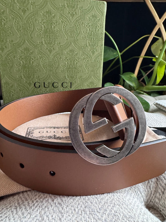 Gucci Interlocking Belt sz95 BRAND NEW