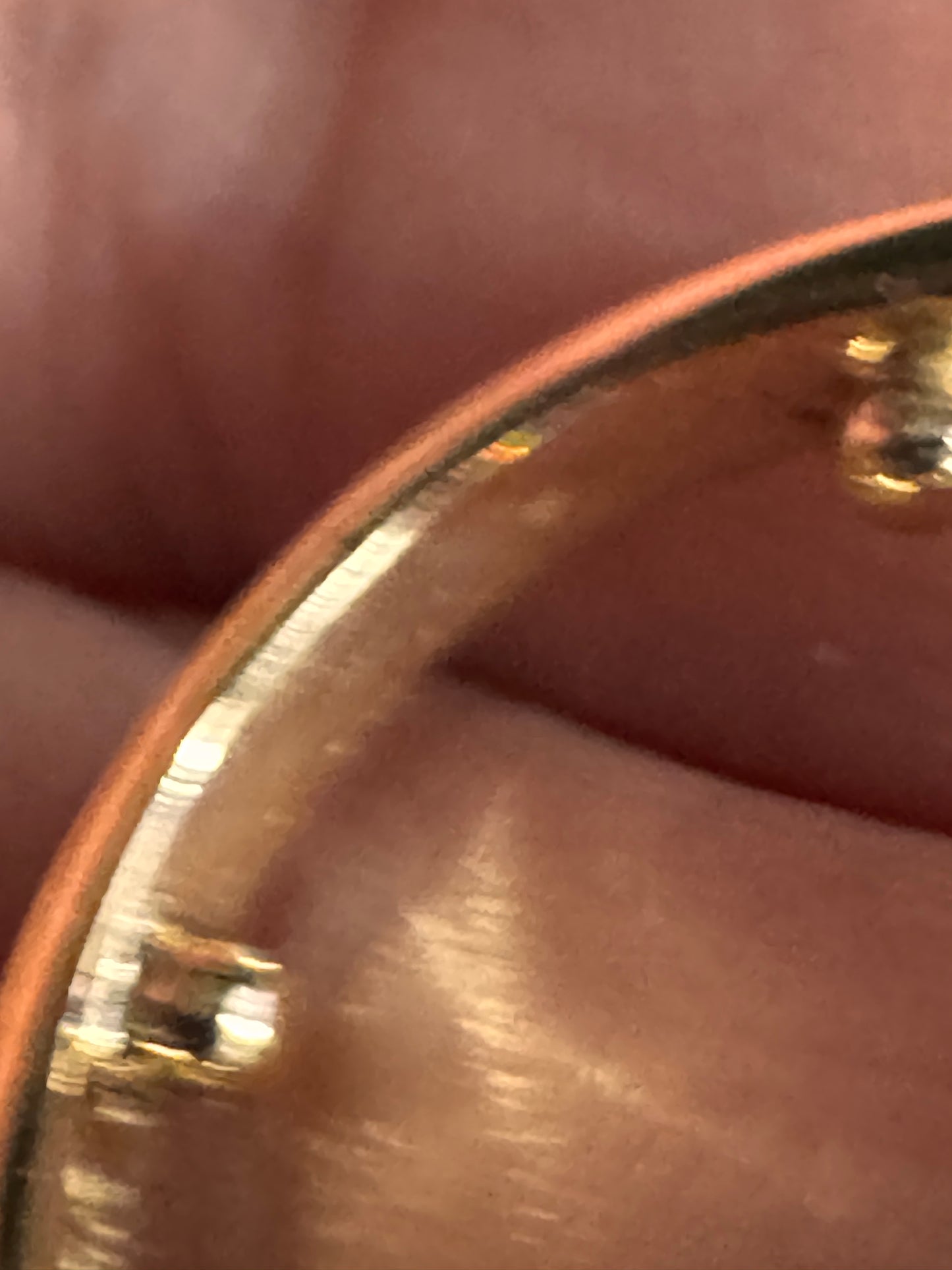 18 k Gold Band with Natural Diamonds