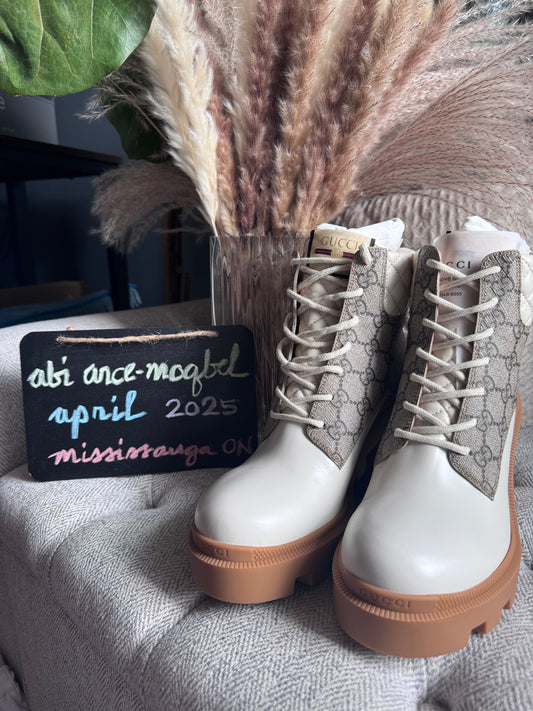 Gucci Supreme Combat Boots