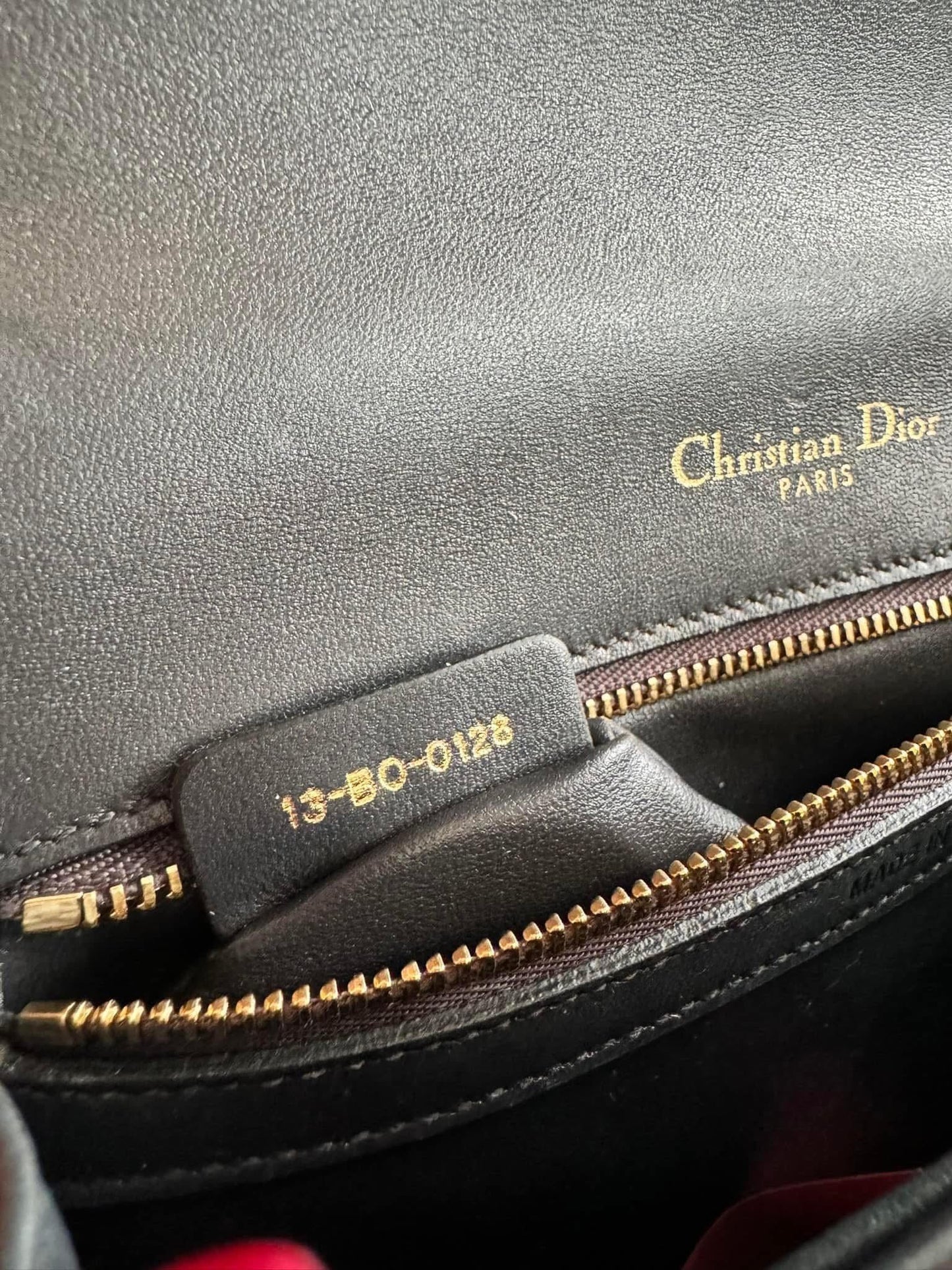 Christian Dior Diorama in Small-Metallic Pink