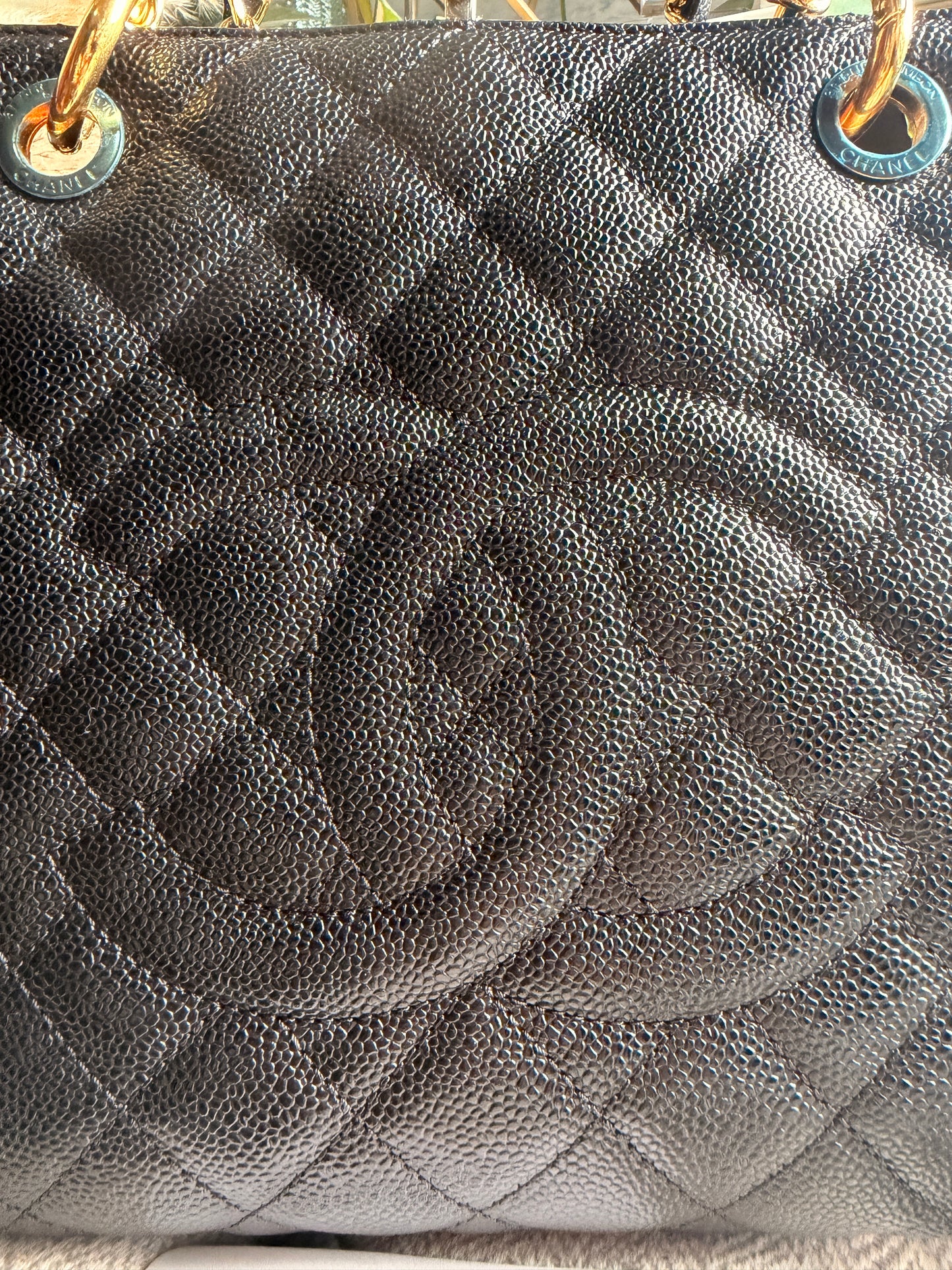 Chanel GST in Black with Gold Hardware