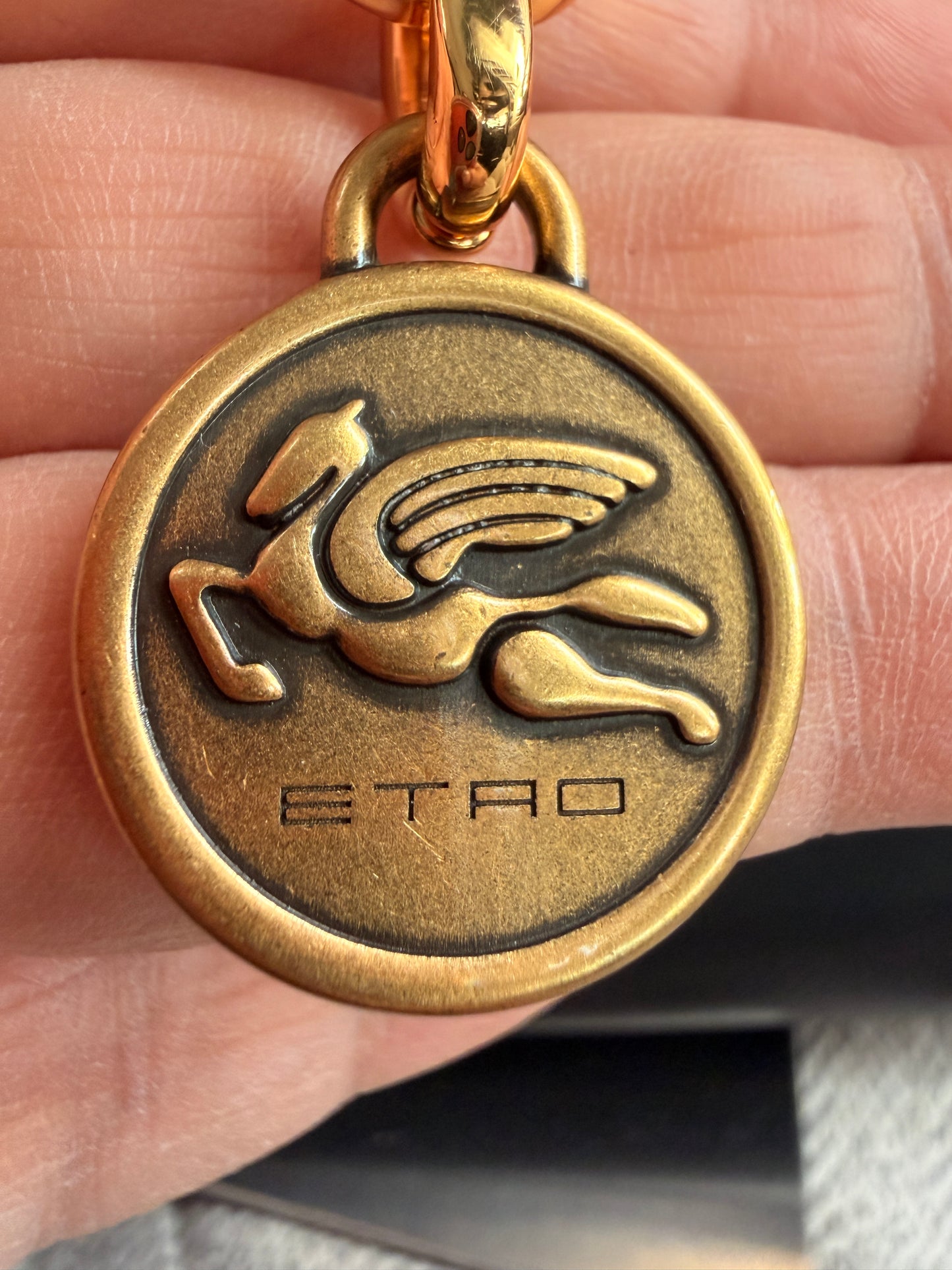 ETRO Small Vela in Black with Gold Hardware