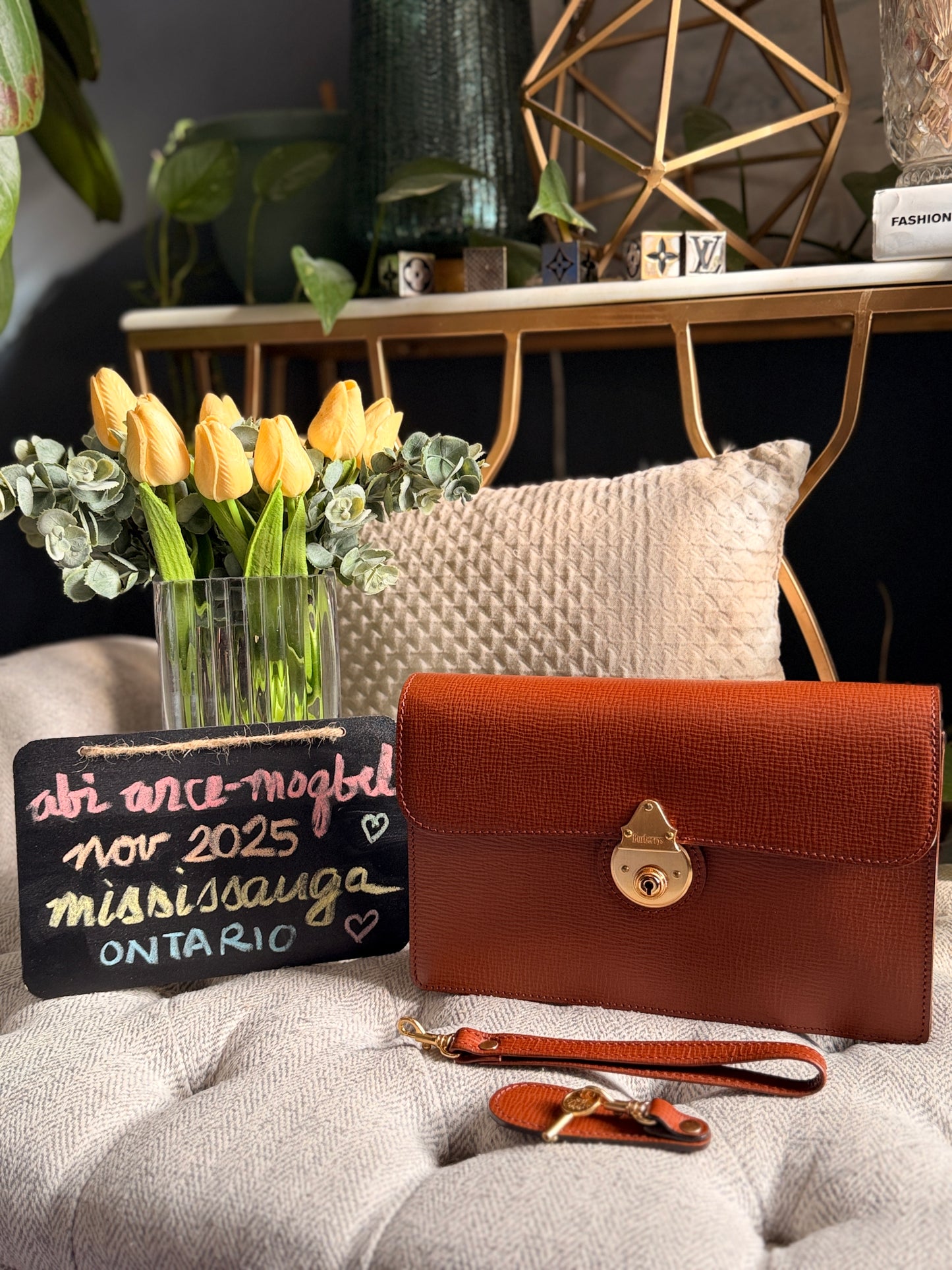 Burberry Vintage Wristlet/Clutch