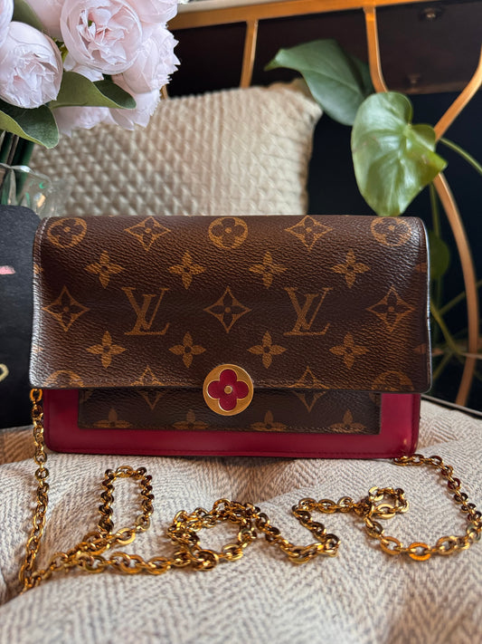 Louis Vuitton Flore Wallet on Chain