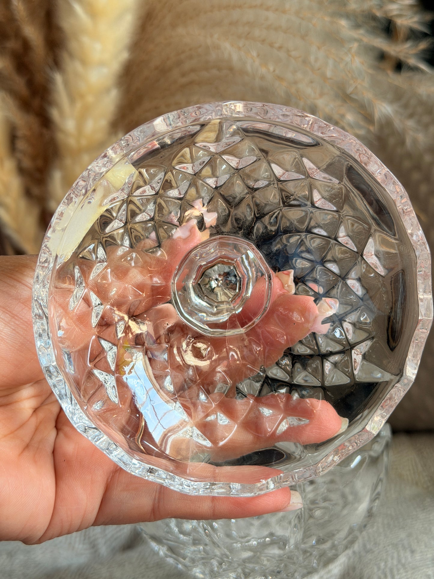 Handcut 24% Lead Crystal Made in Yugoslavia