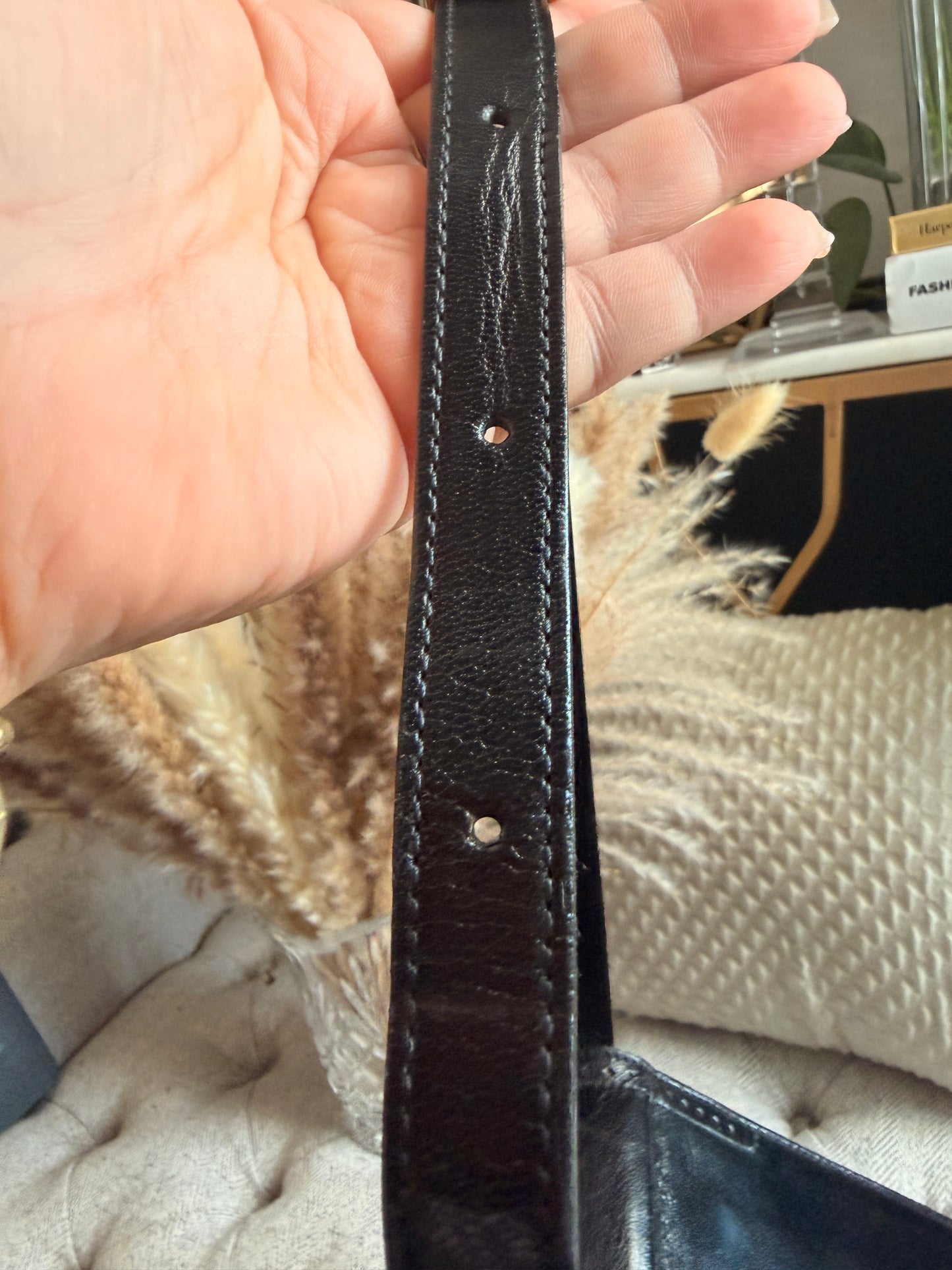 YSL Vintage Leather Shoulder Bag/Clutch