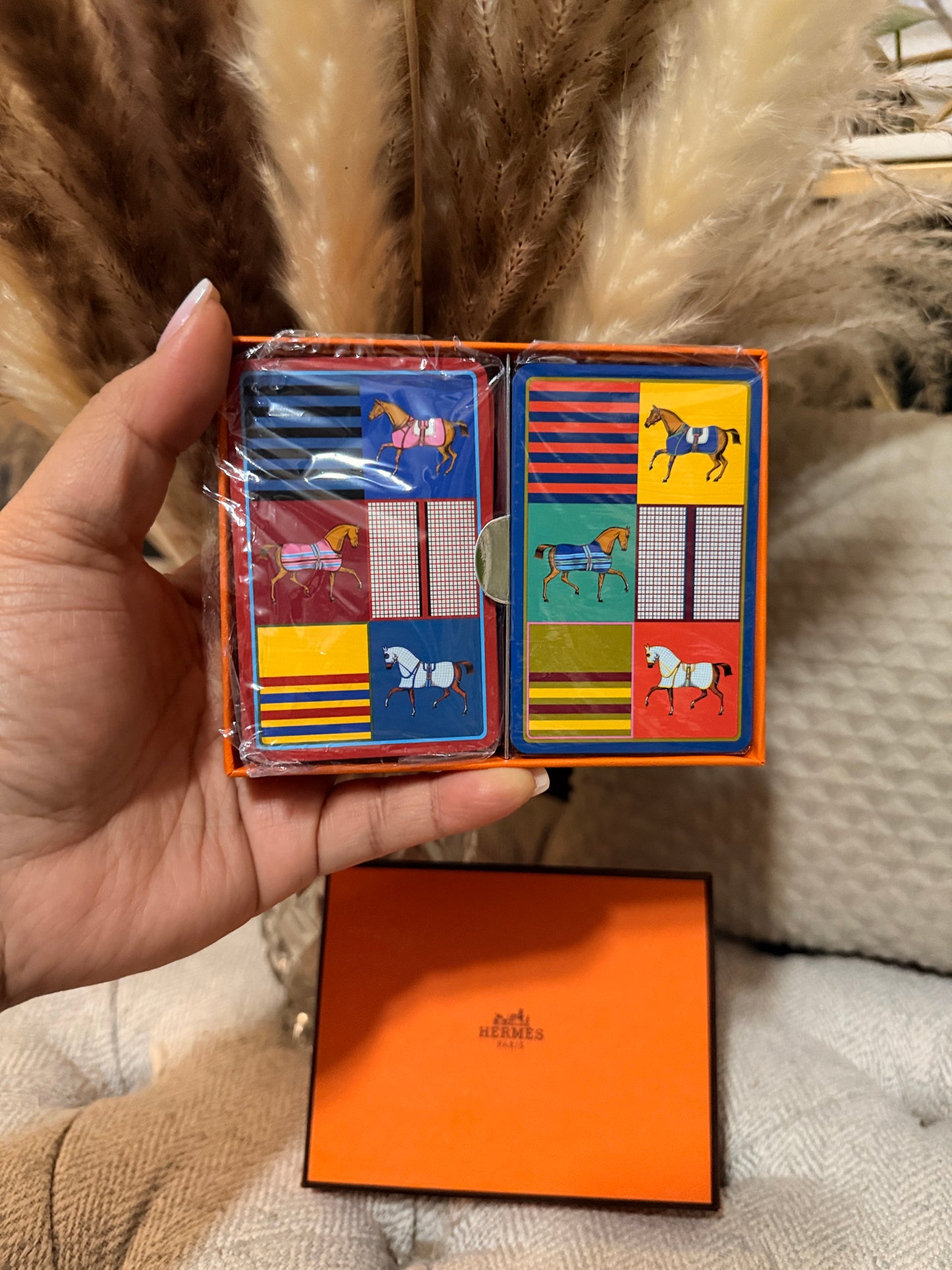 Hermès COUVERTURES NOUVELLES BRIDGE PLAYING CARDS