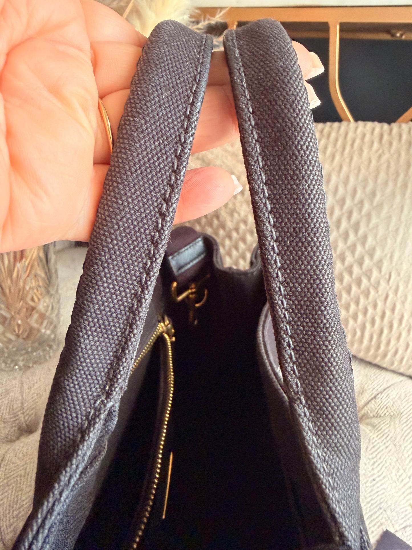Prada Canapa Small Tote