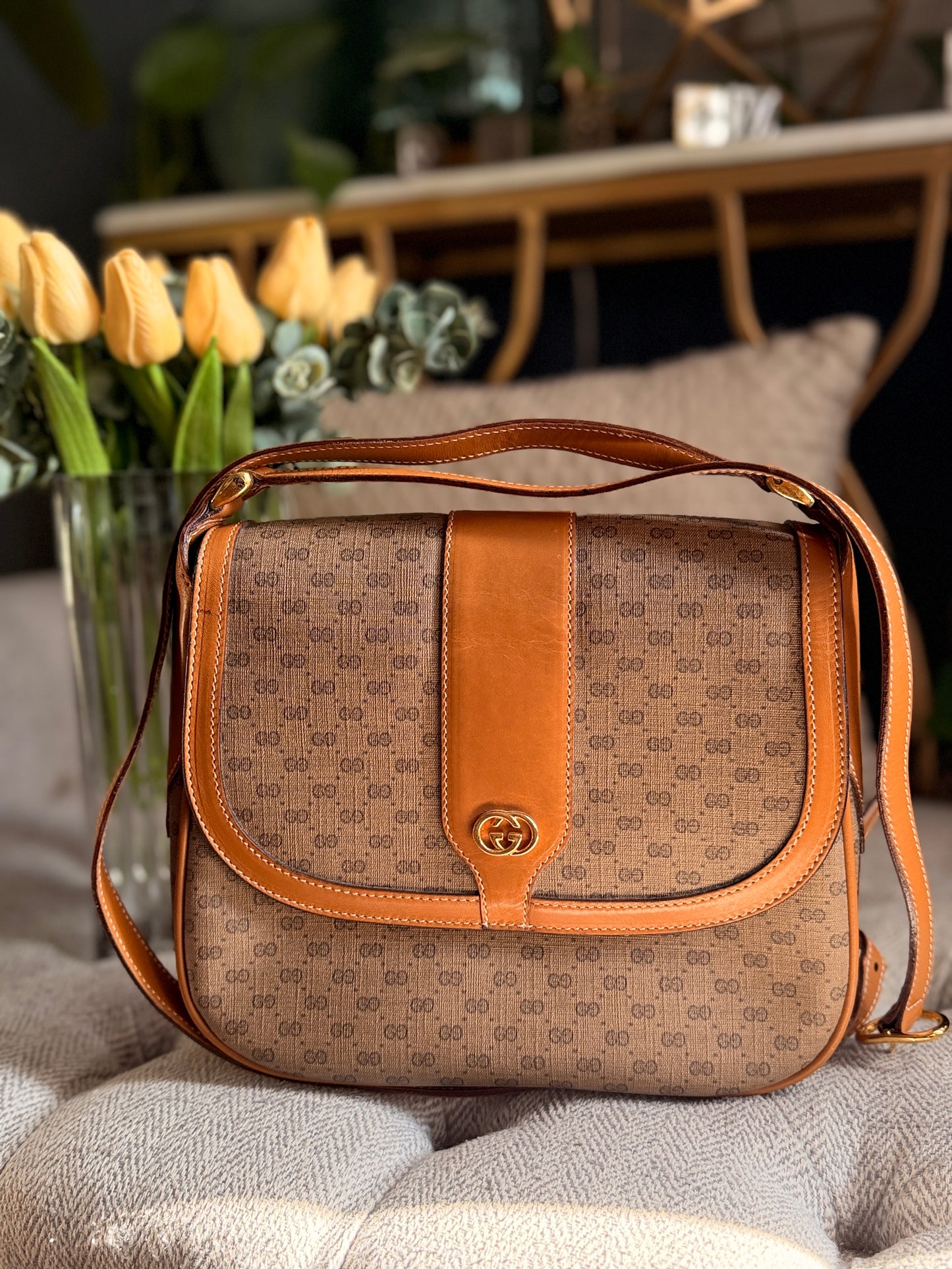 Gucci Vintage Micro GG Crossbody
