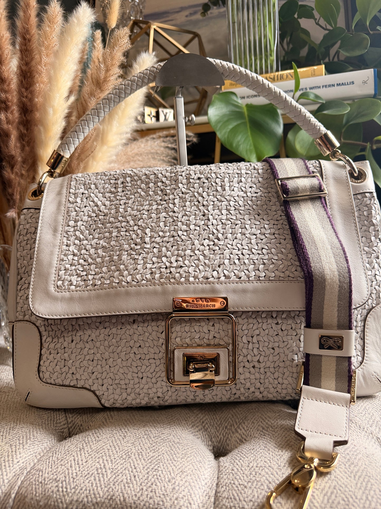 Anya Hindmarch Woven Leather bag