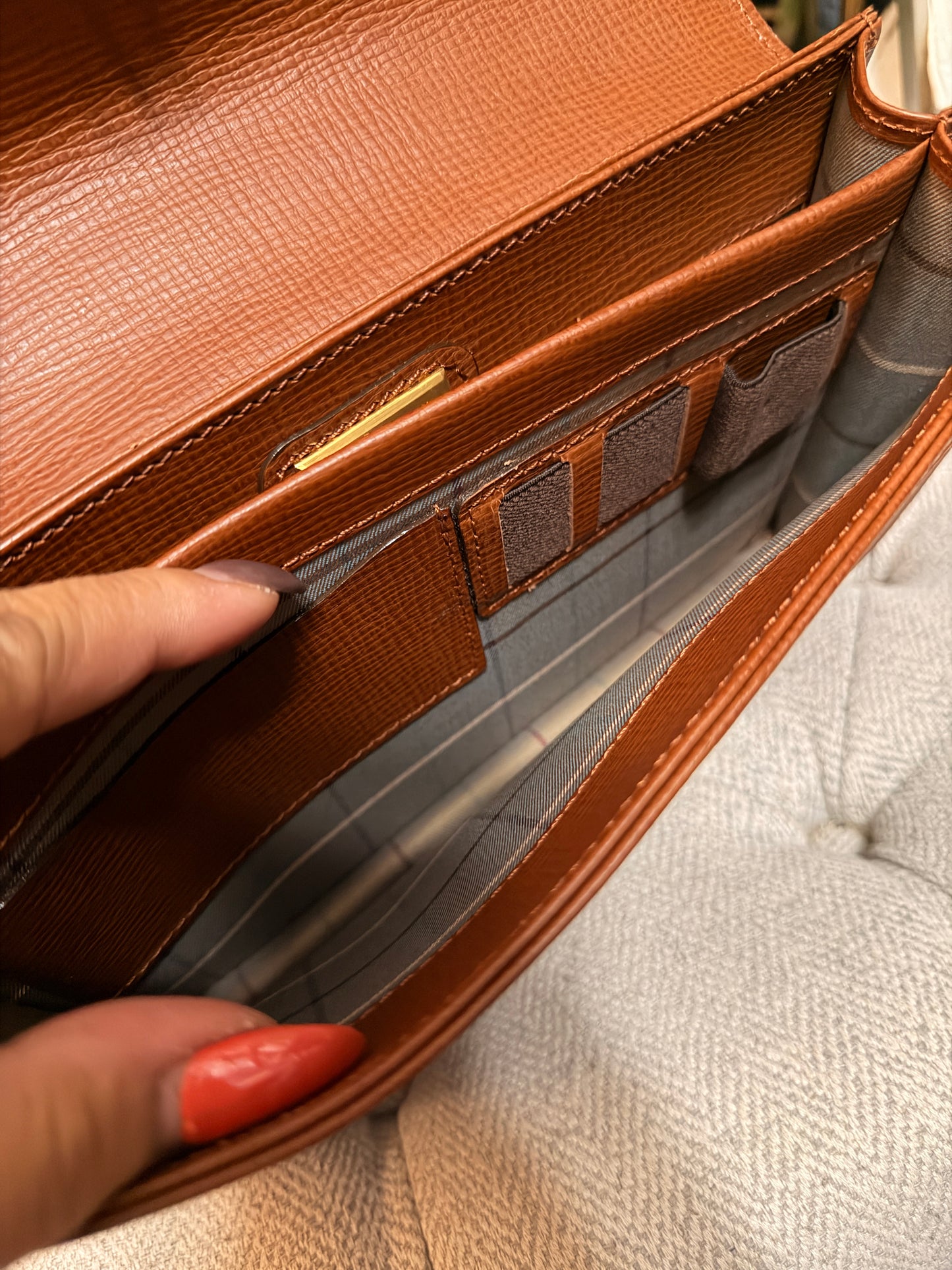 Burberry Vintage Wristlet/Clutch