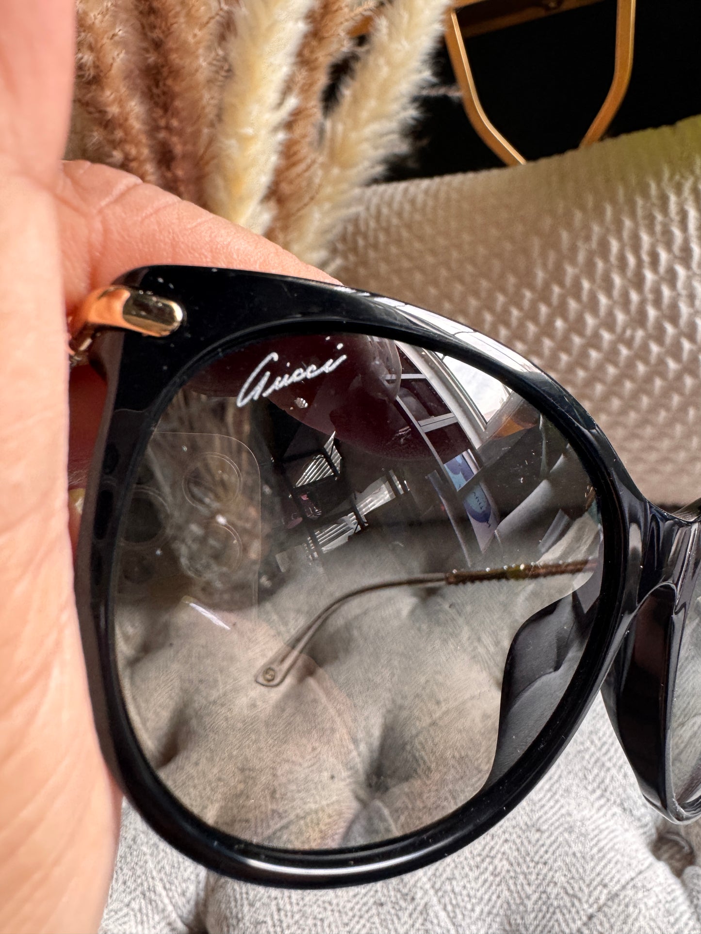 Gucci Sunglasses with Crystals on arms