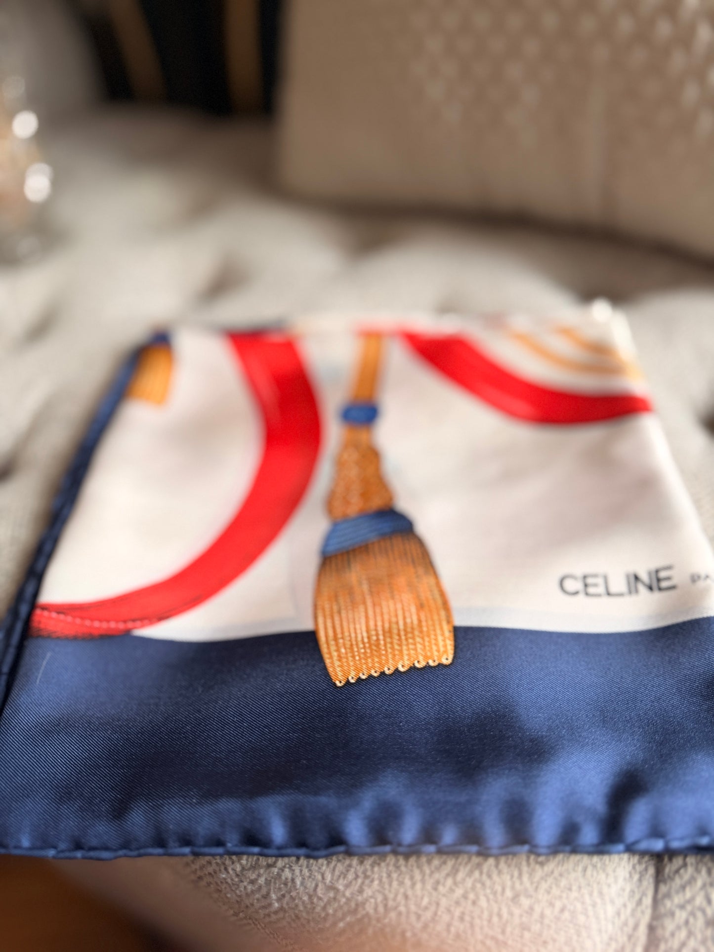 Celine Vintage Silk Scarf