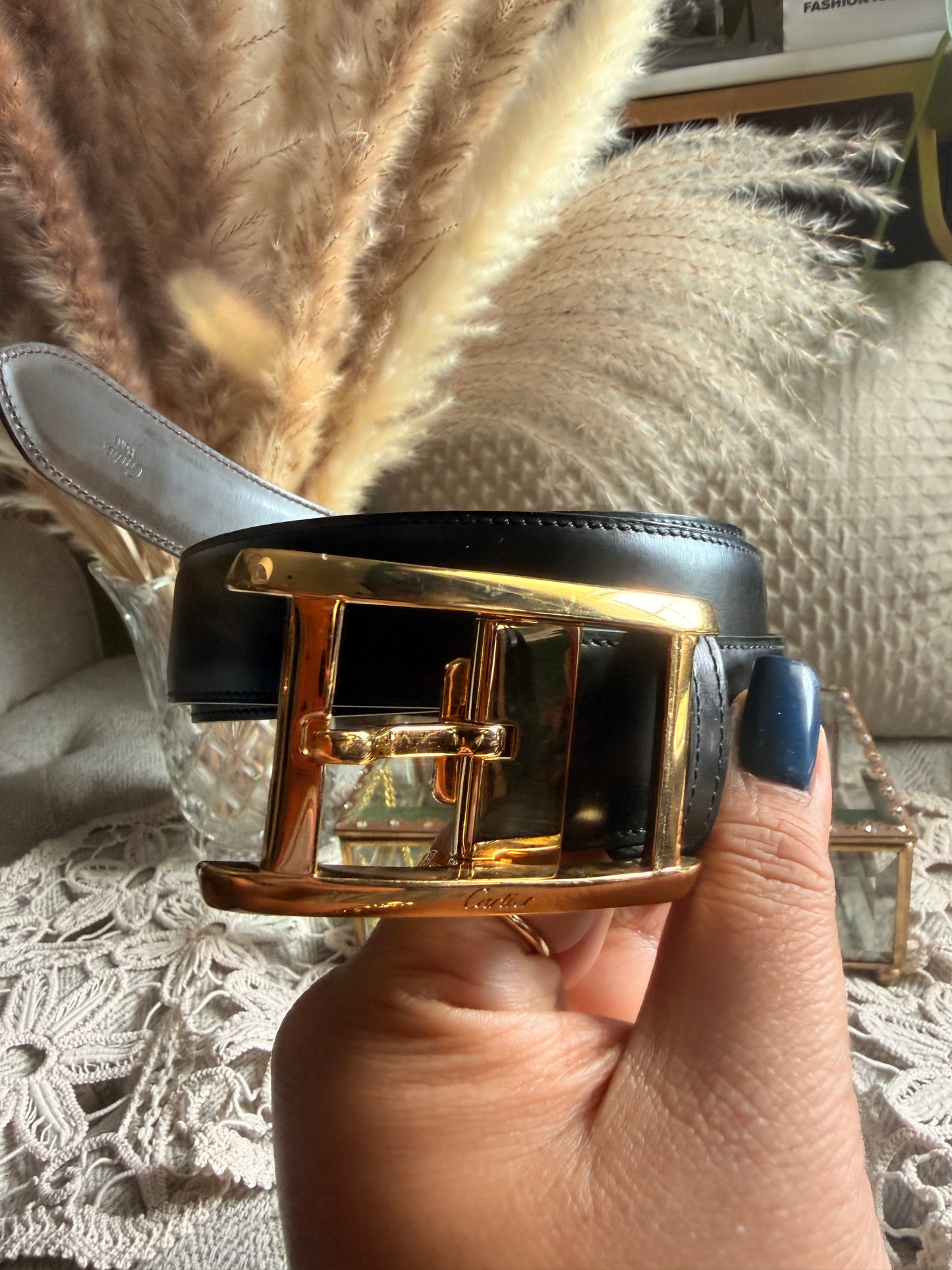 Tank de Cartier Reversible Belt size 105