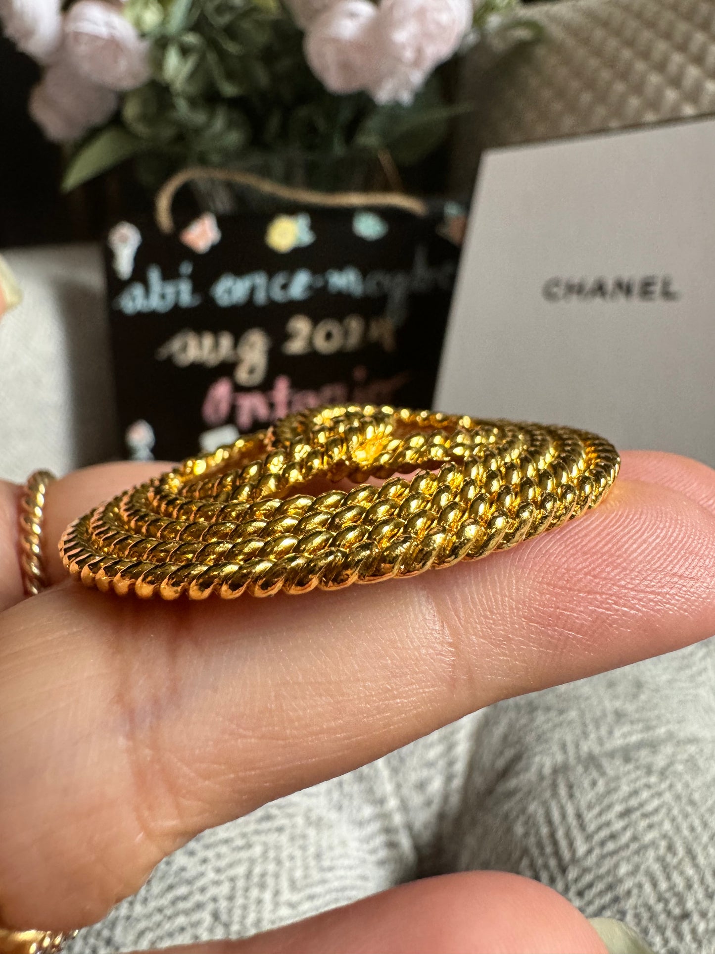 Chanel Vintage Braided Brooch