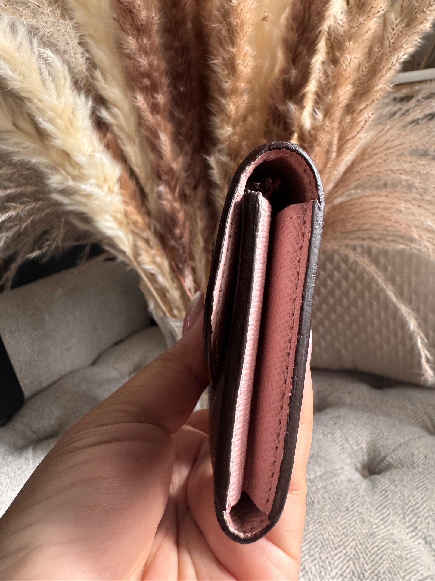 Louis Vuitton Rosalie Wallet in Rose Ballerine