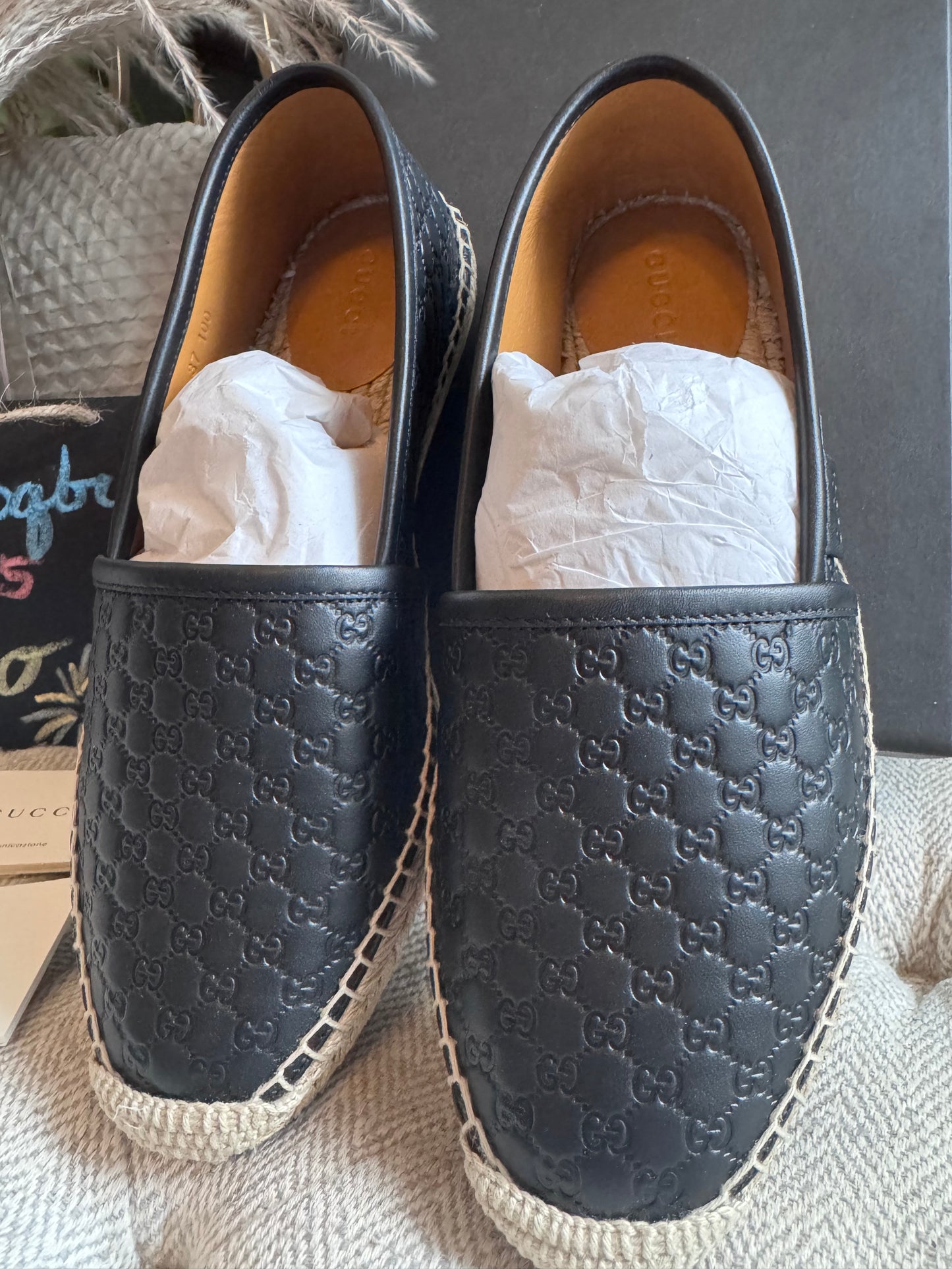 Gucci Leather Espadrilles-sz37