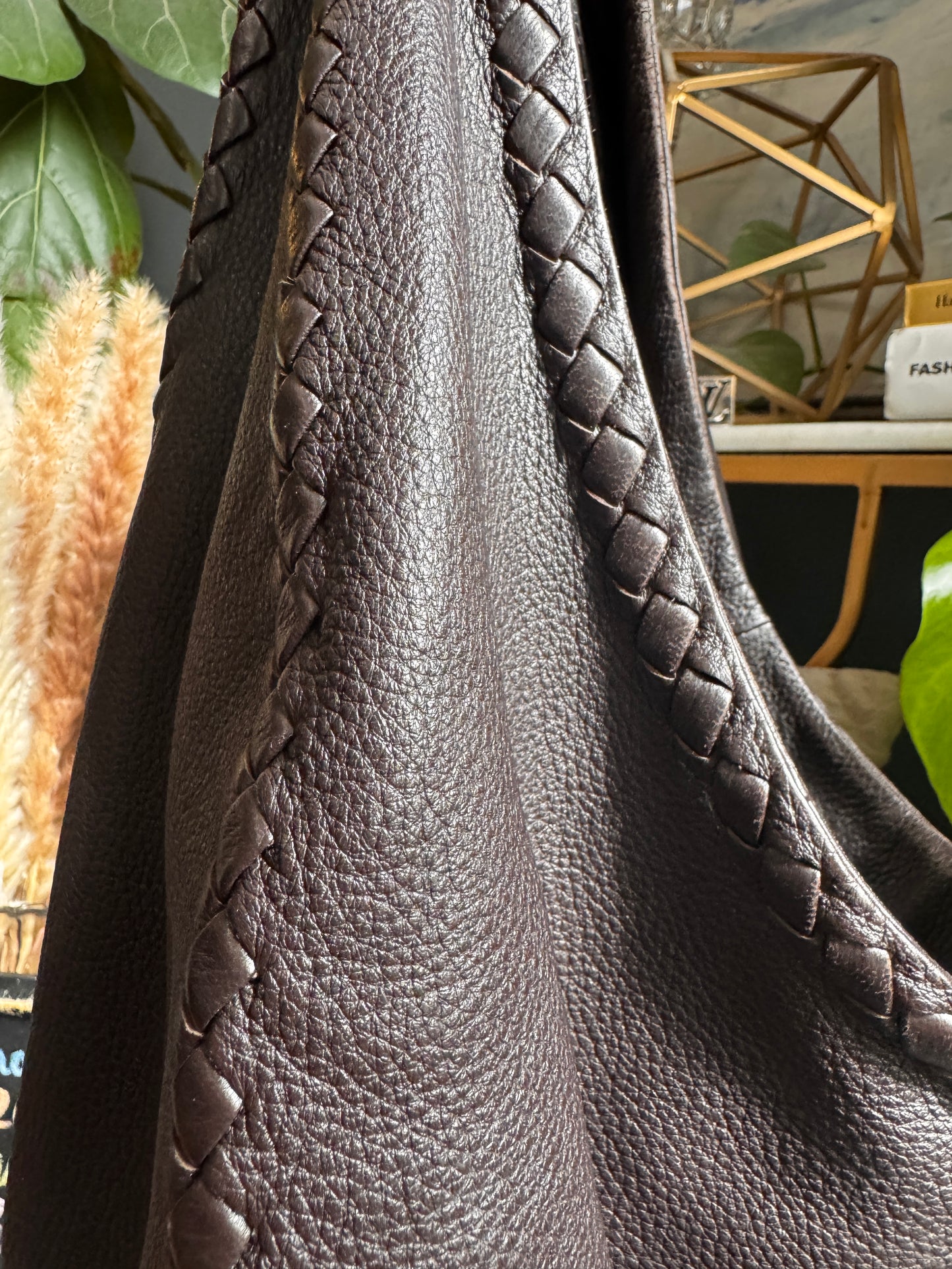 Bottega Veneta Cervo Leather Hobo Bag
