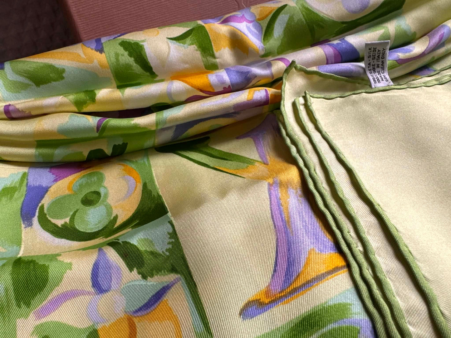 Louis Vuitton 100% Silk Scarf