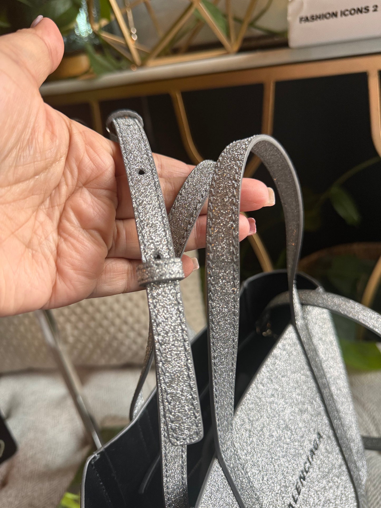 Balenciaga Glitter Sparkle Tote