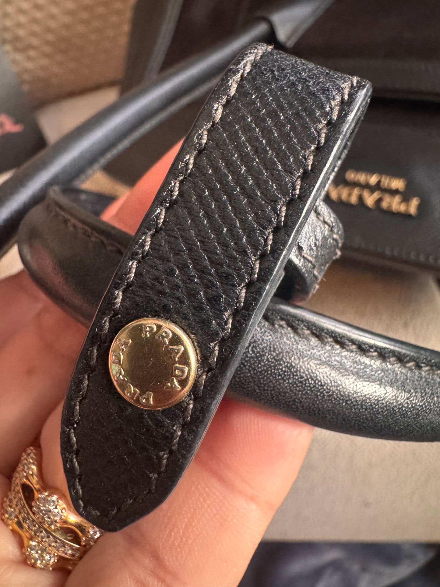 Prada Corda Canapa and Saffiano Tote