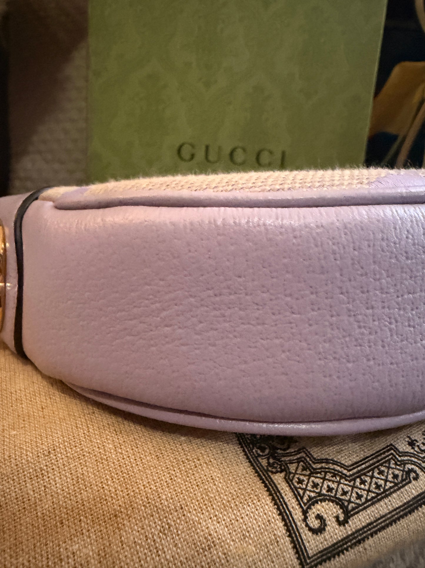 Gucci Jumbo GG Half-moon Mini Hobo