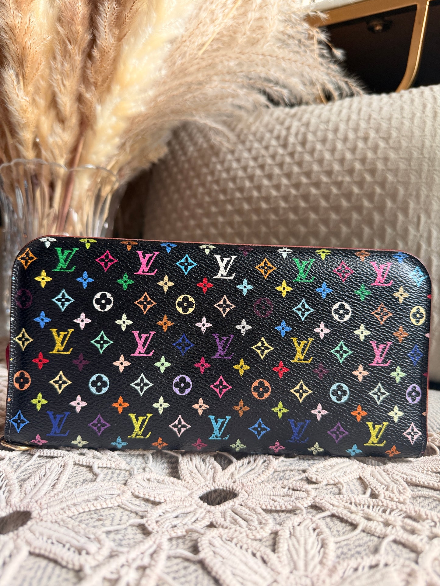 Louis Vuitton Takashi Murakami Multicolor Insolite Wallet