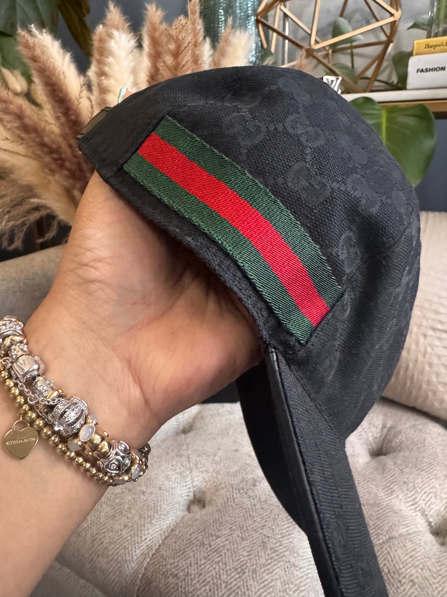 Gucci GG baseball hat with Web size L