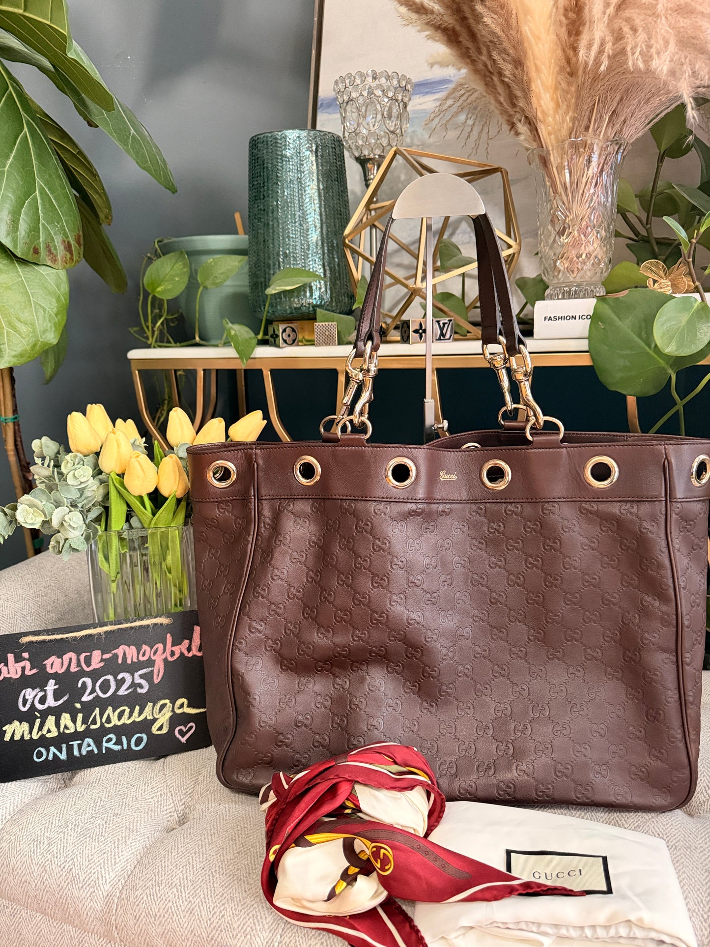 Gucci Positano in Guccissima Leather