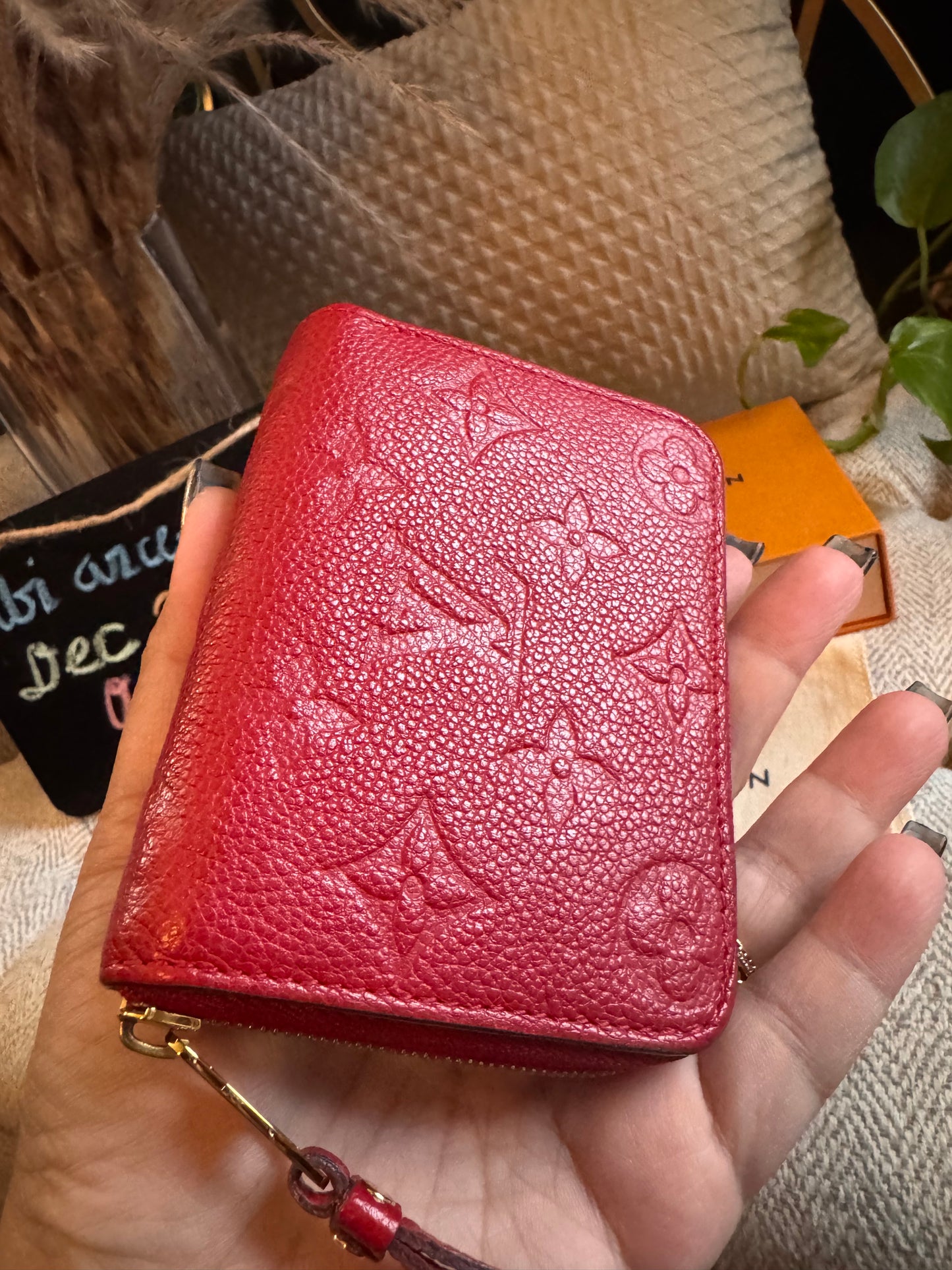 Louis Vuitton Zippy Coin Purse in Empreinte