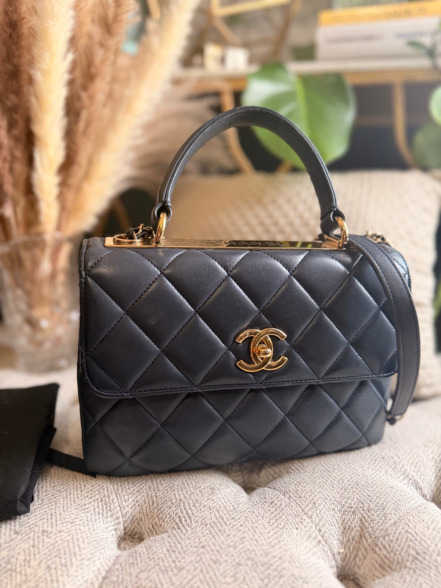 Chanel Trendy CC in Navy GHW