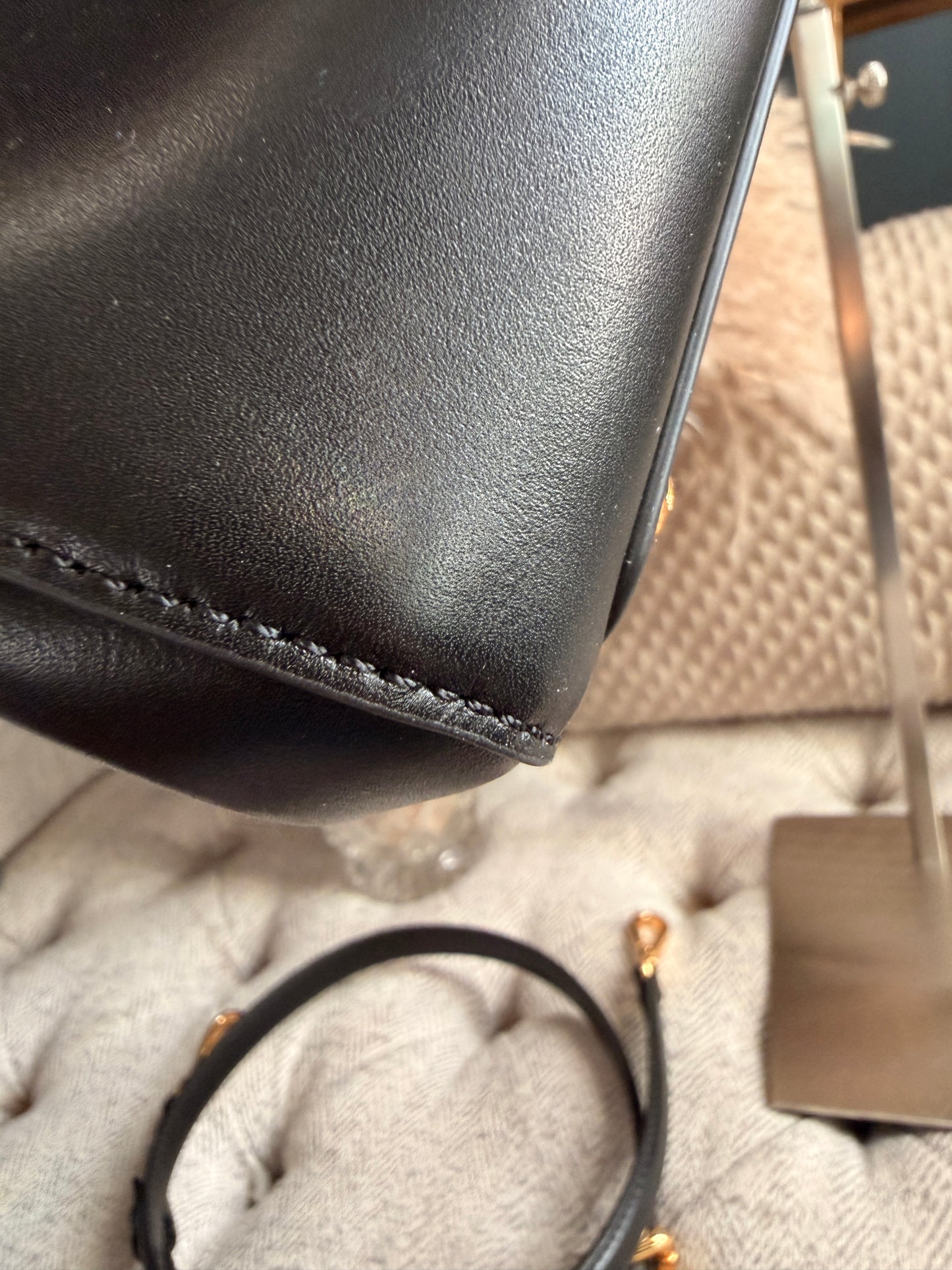 ETRO Small Vela in Black with Gold Hardware
