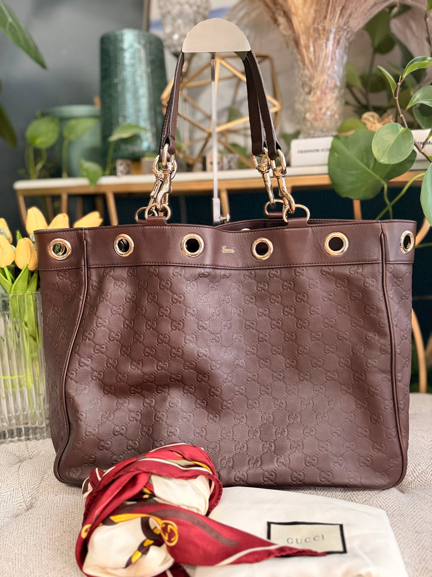 Gucci Positano in Guccissima Leather