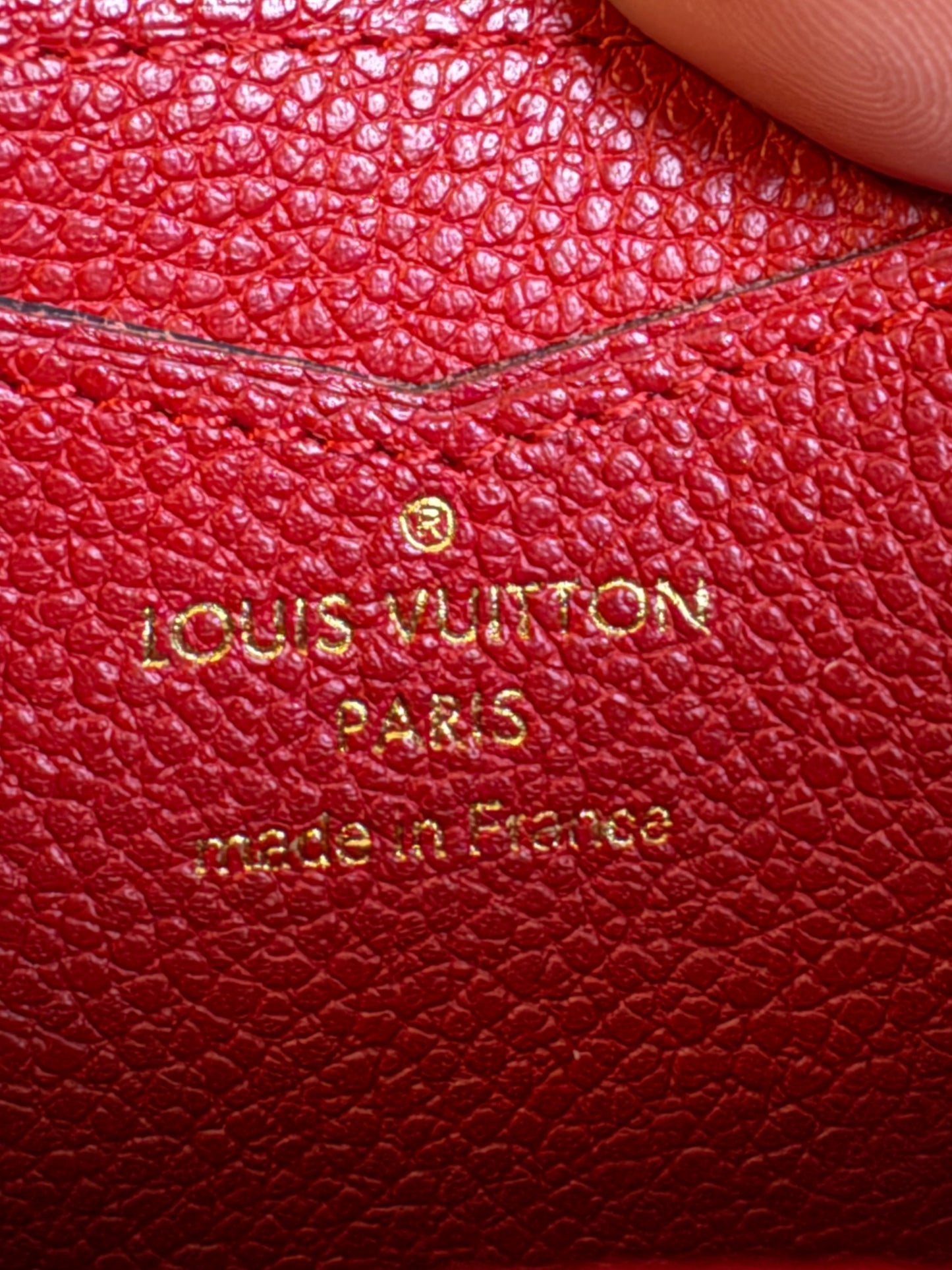 Louis Vuitton Zippy Coin Purse in Empreinte