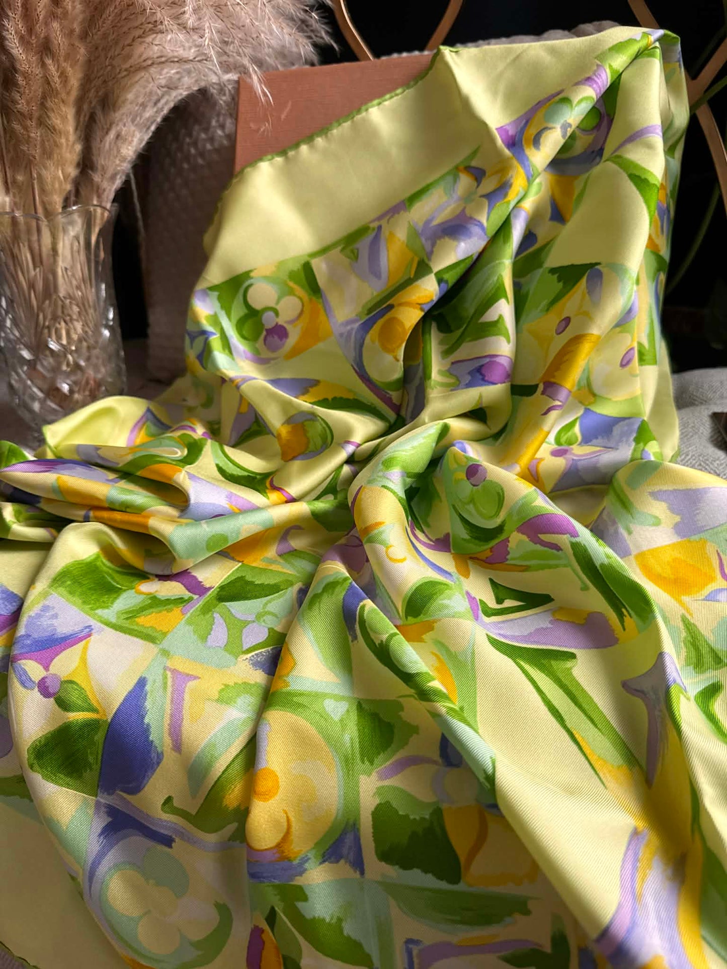 Louis Vuitton 100% Silk Scarf