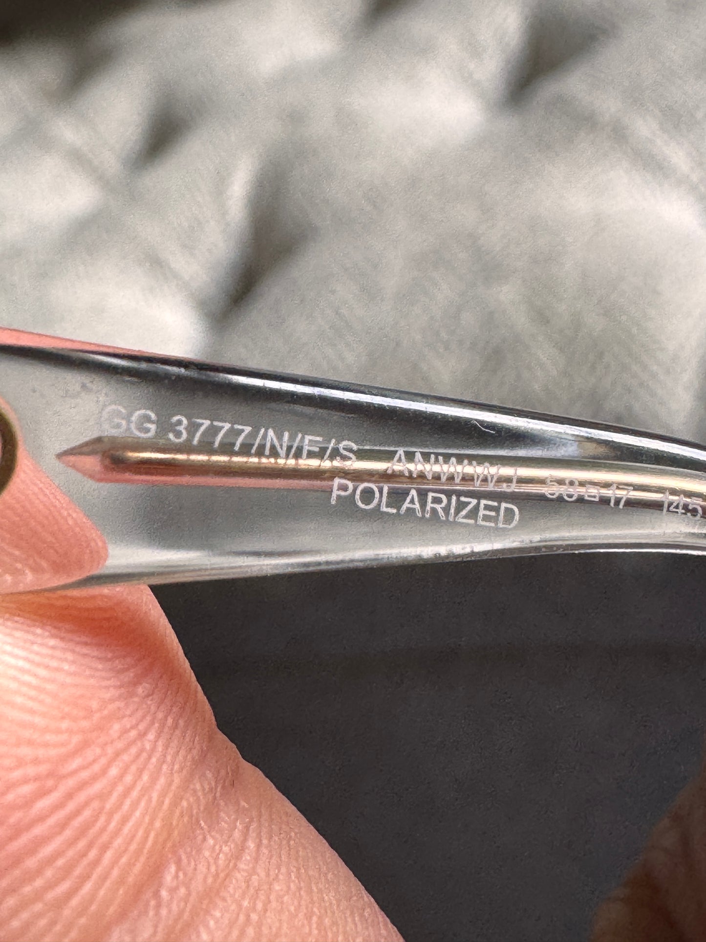 Gucci Sunglasses with Crystals on arms