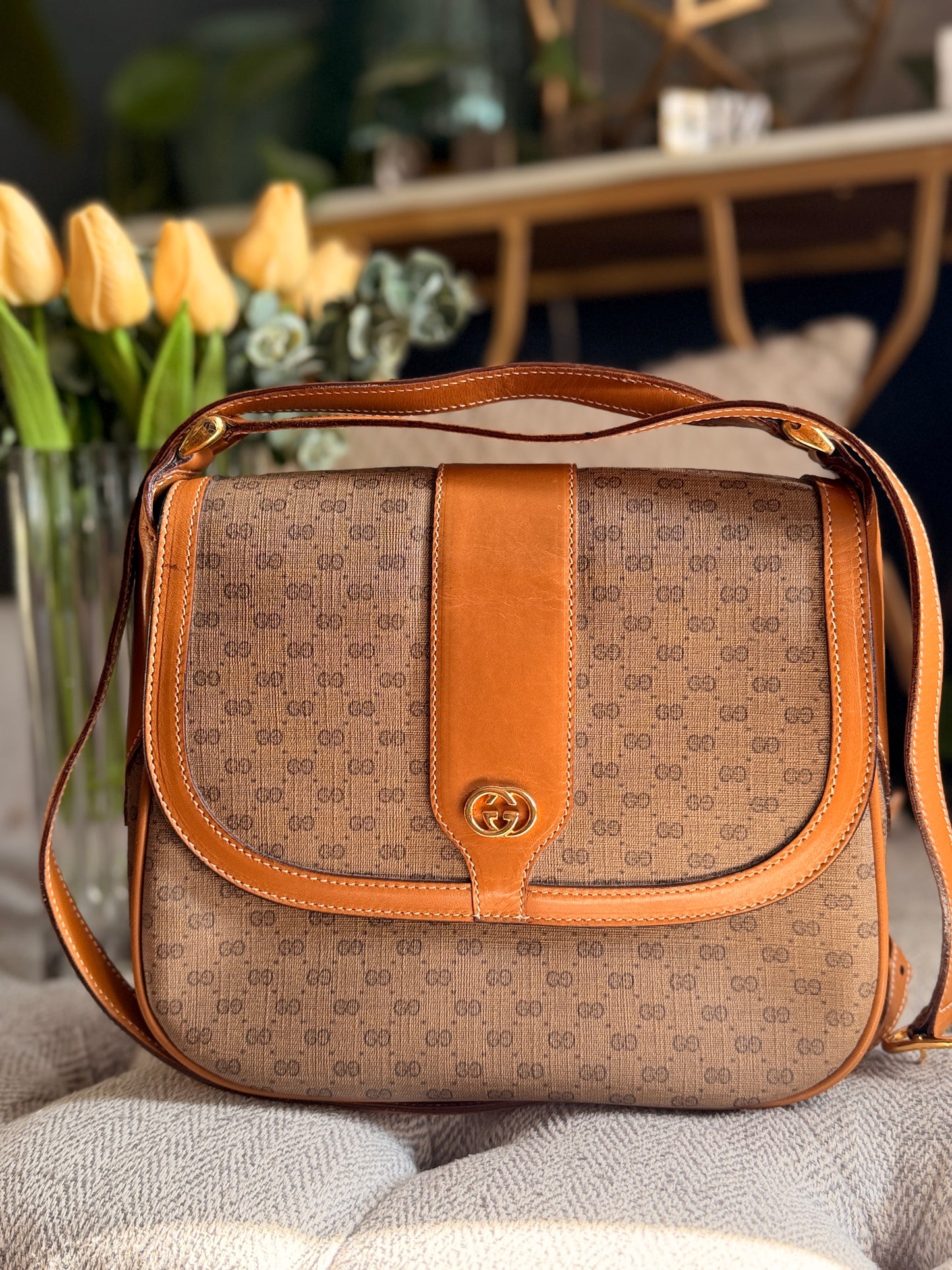 Gucci Vintage Micro GG Crossbody