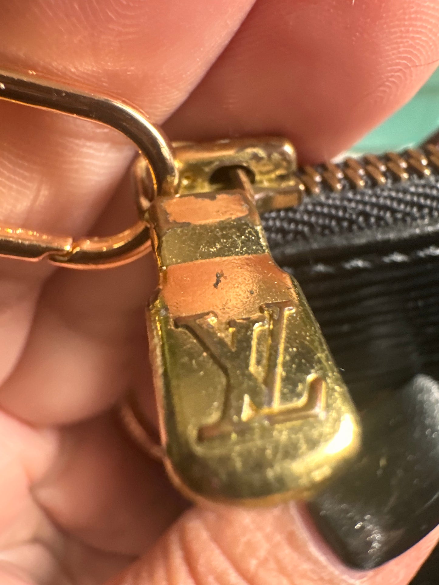 Louis Vuitton Vintage Black Epi Pochette