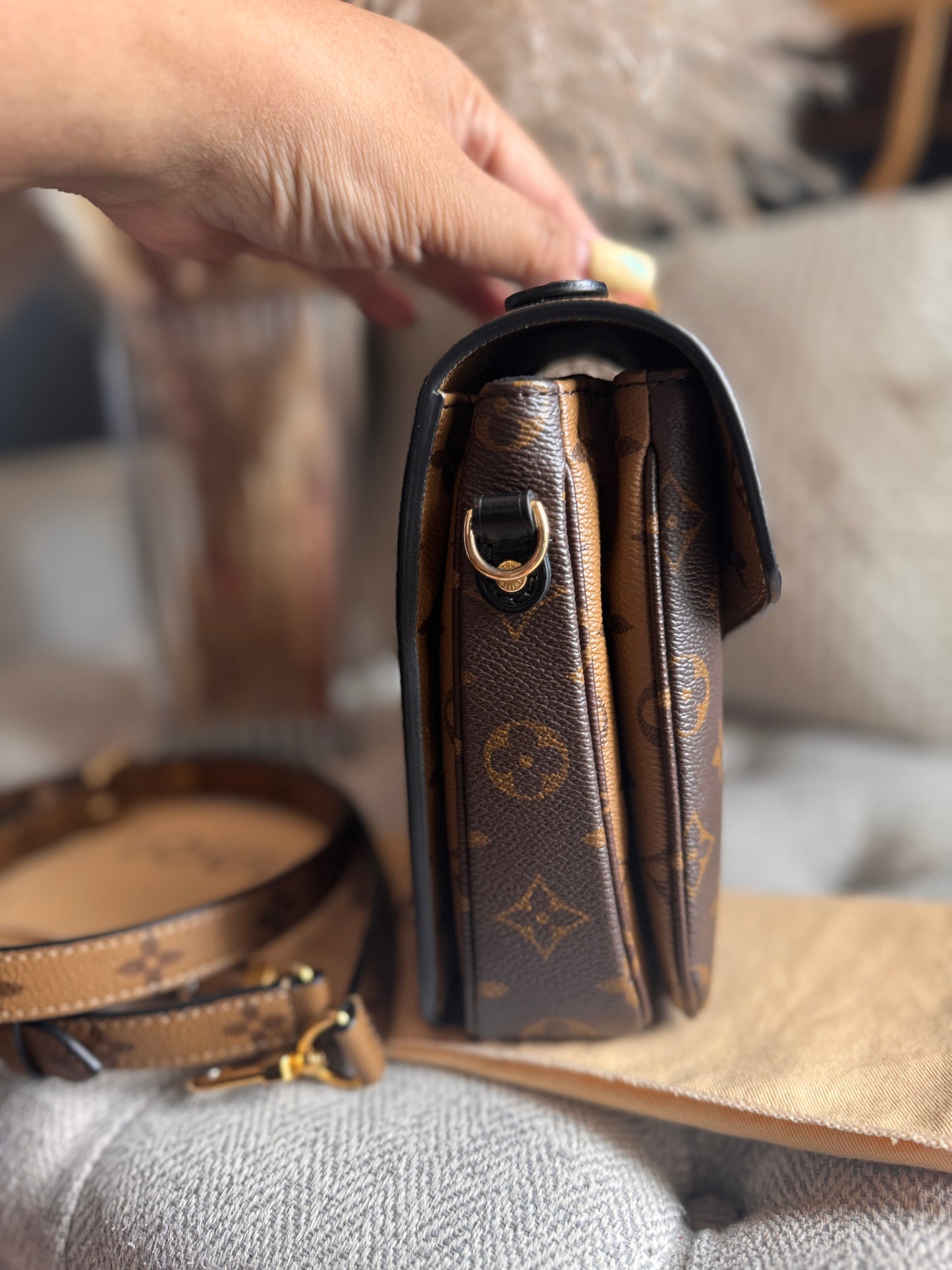 Louis Vuitton Pochette Metis in Reverse Monogram
