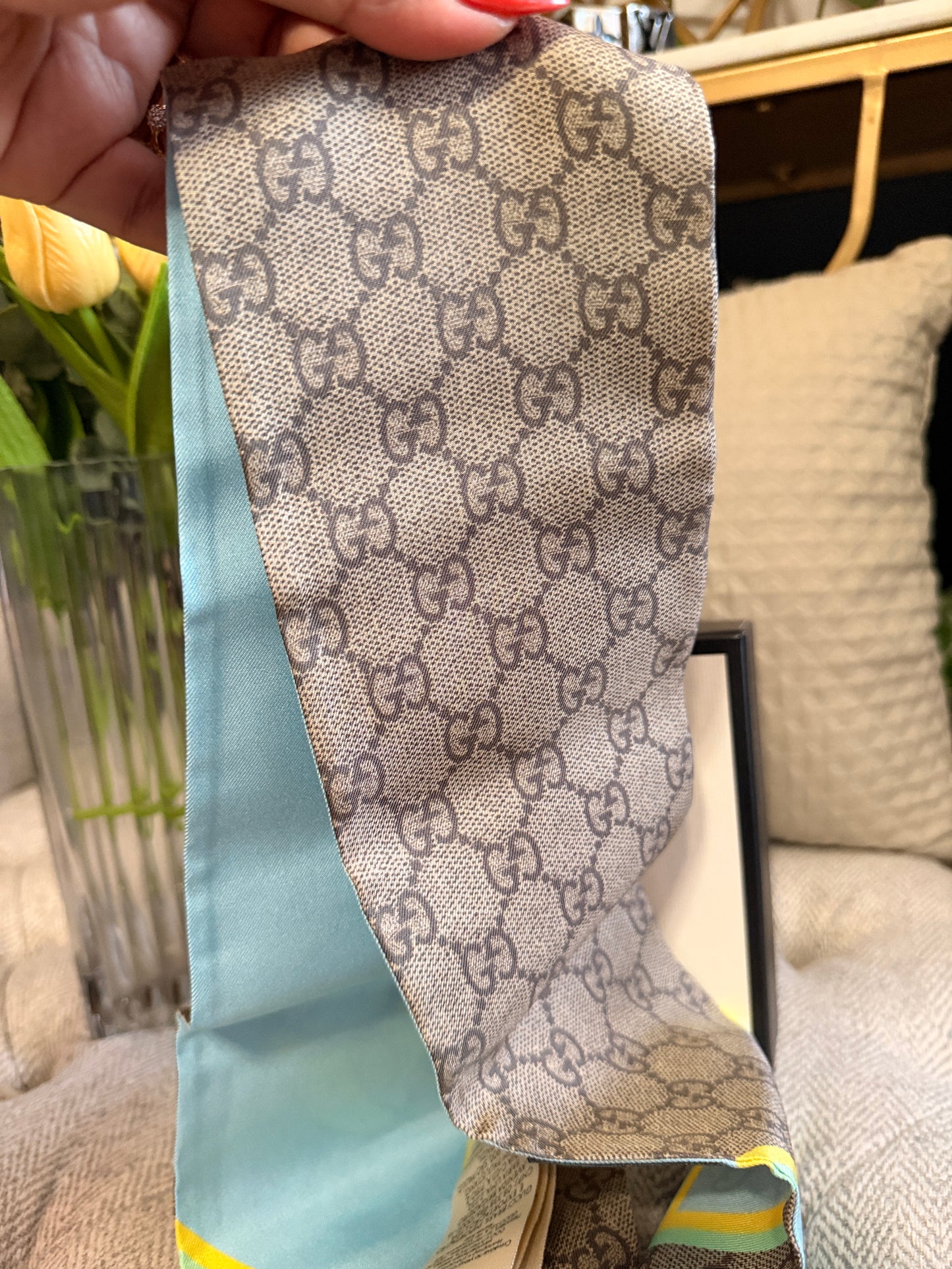 Gucci Bananya Scarf/Twilly Brand New