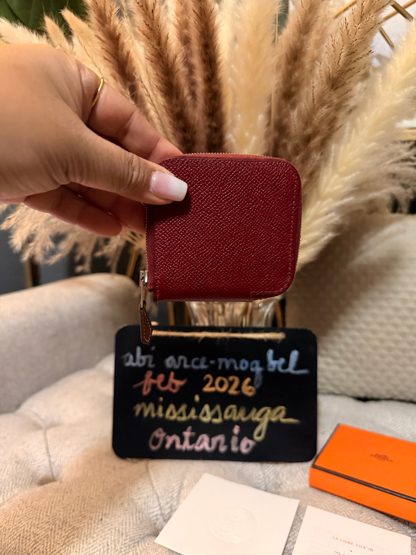 Hermès Silk’in Coin Purse