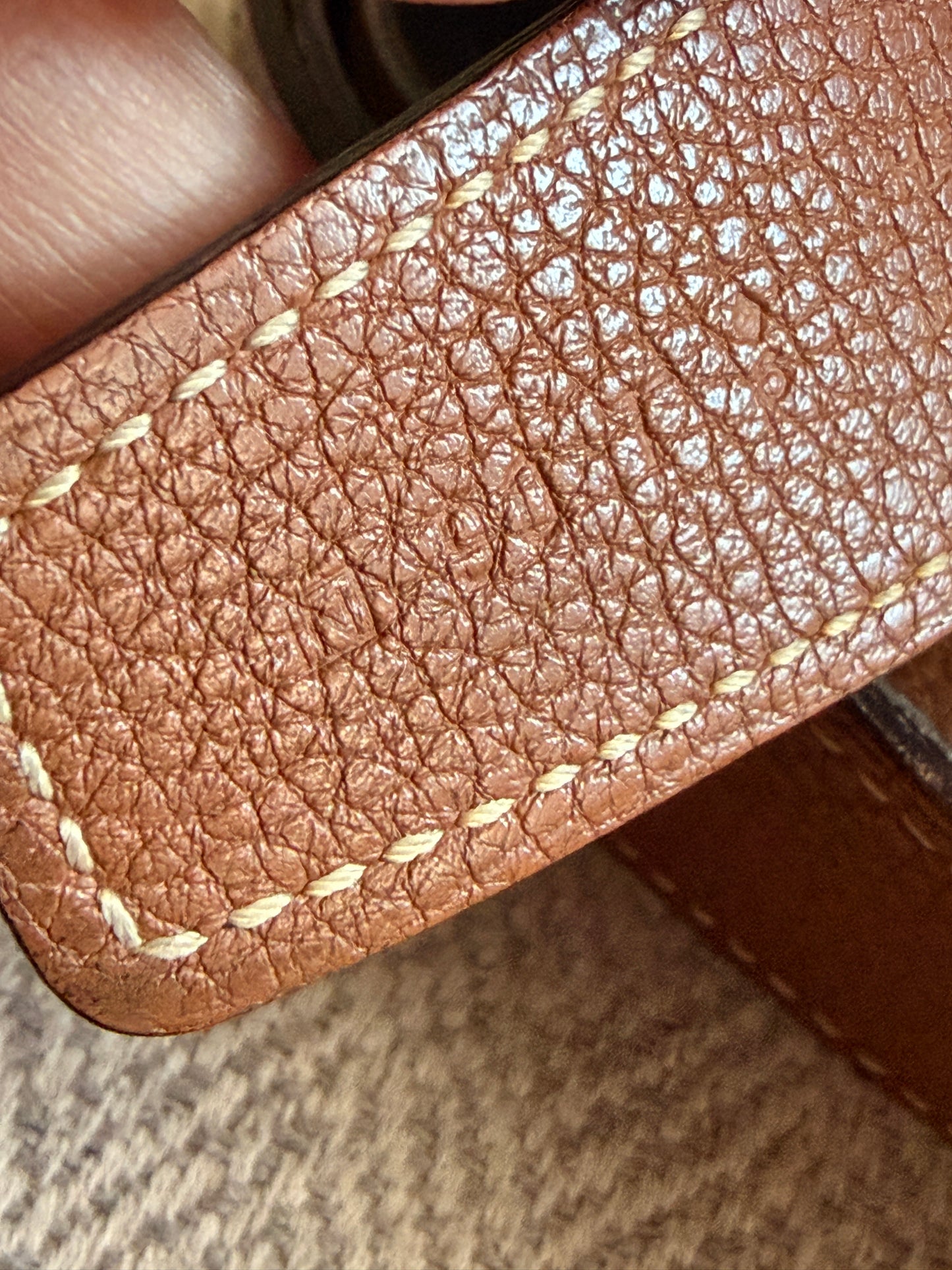 Hermes Constance Belt size 90