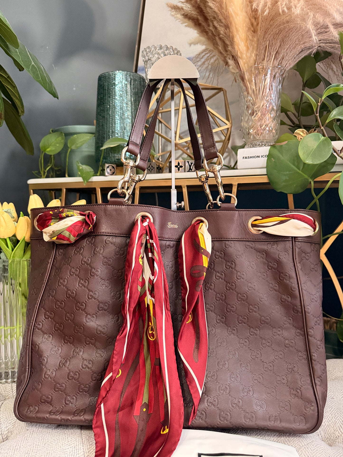 Gucci Positano in Guccissima Leather