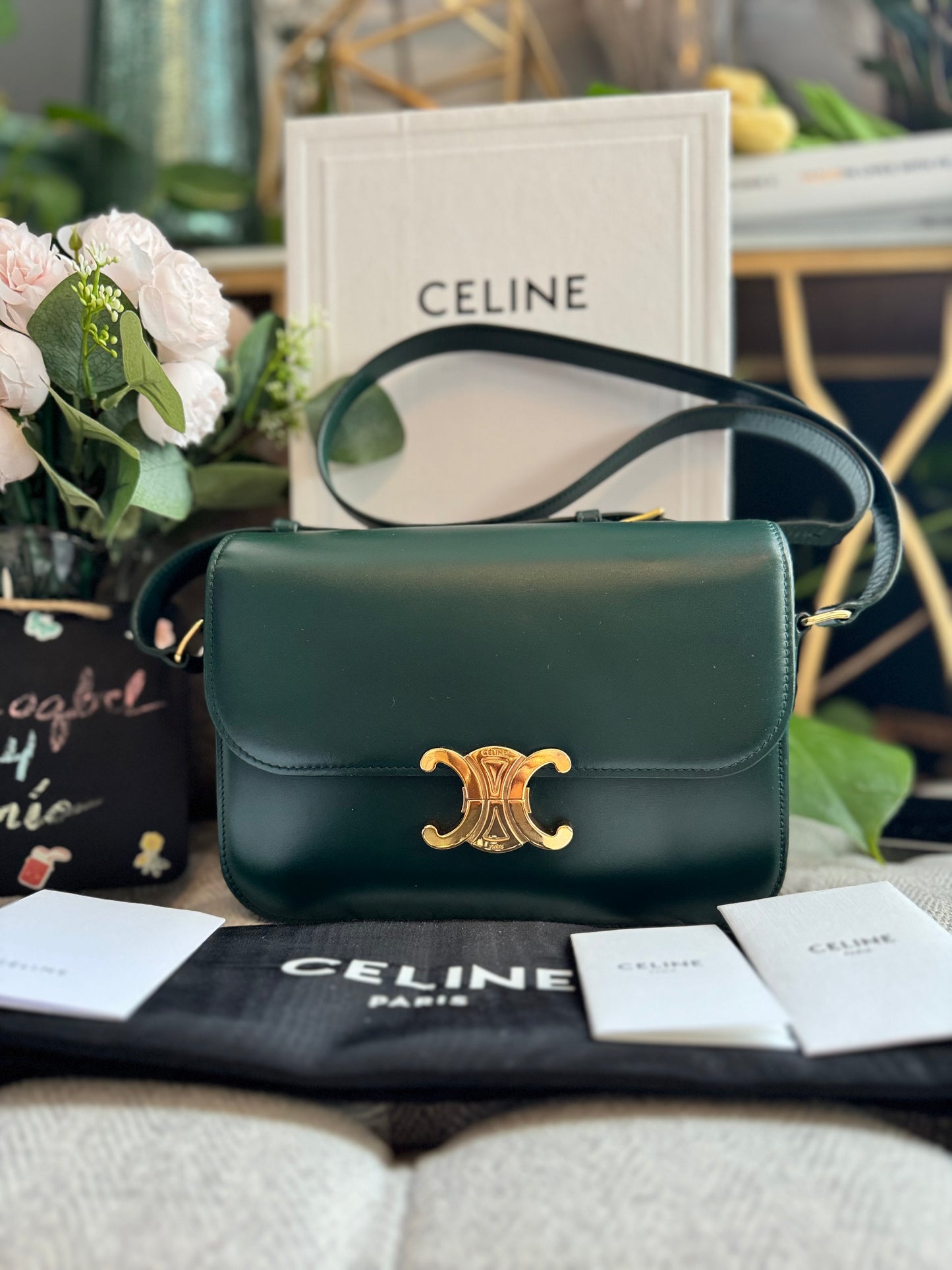 Celine Classique Triomphe in Amazone