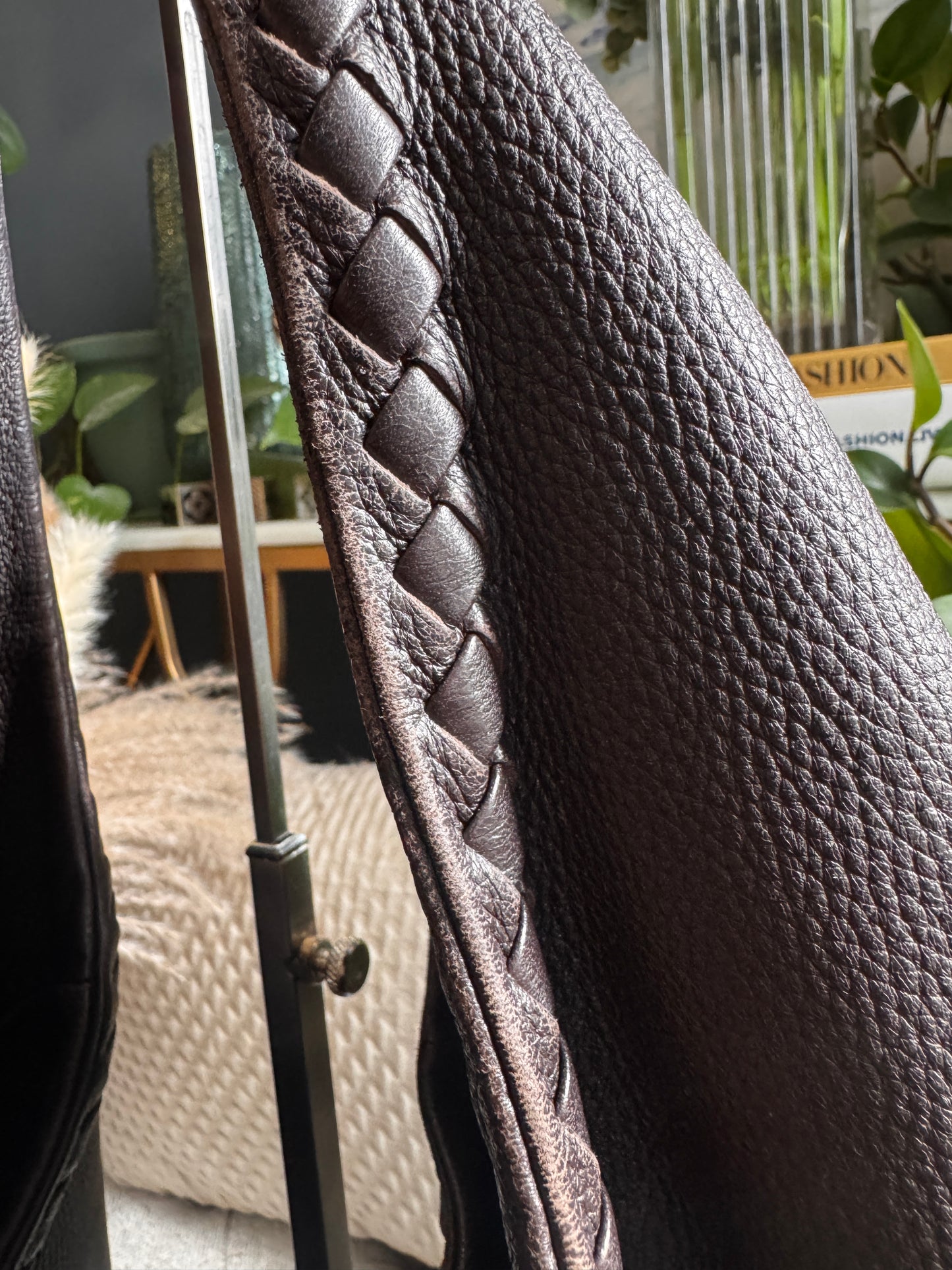 Bottega Veneta Cervo Leather Hobo Bag