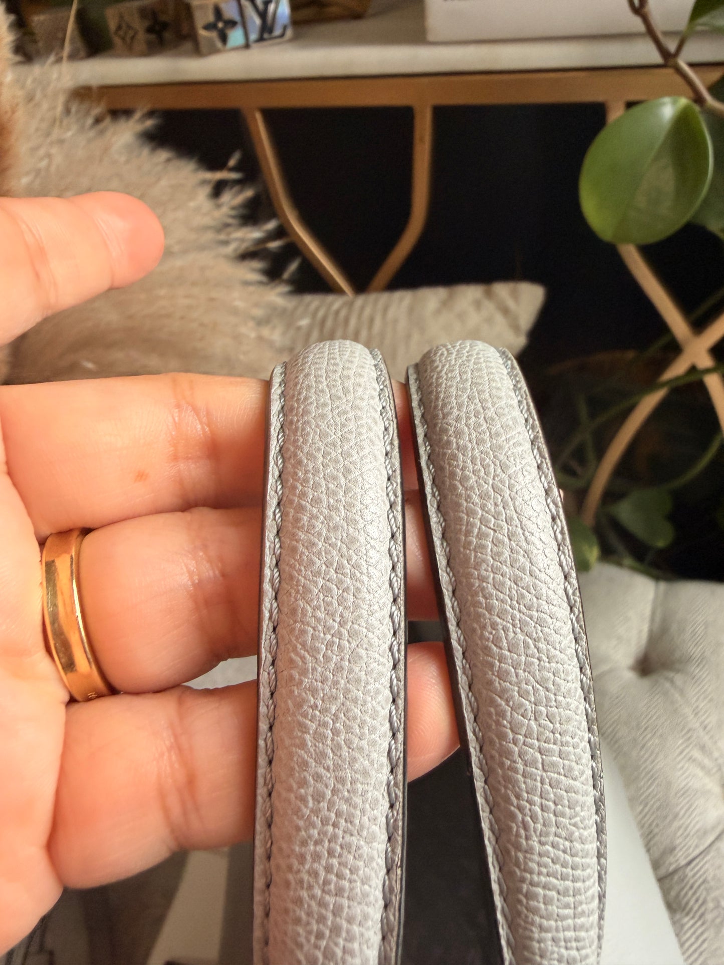 Valextra B Cube in Cool Grey