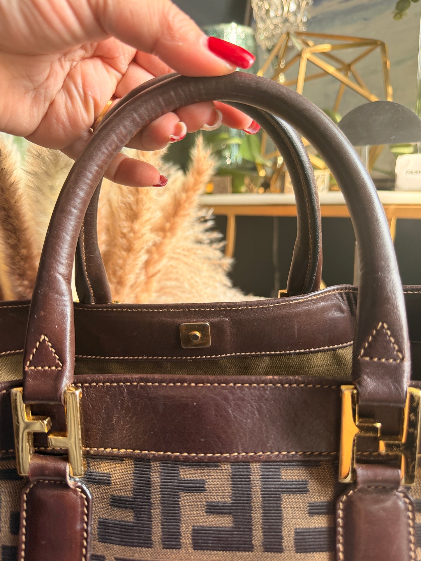 Fendi Vintage Zucca Tote