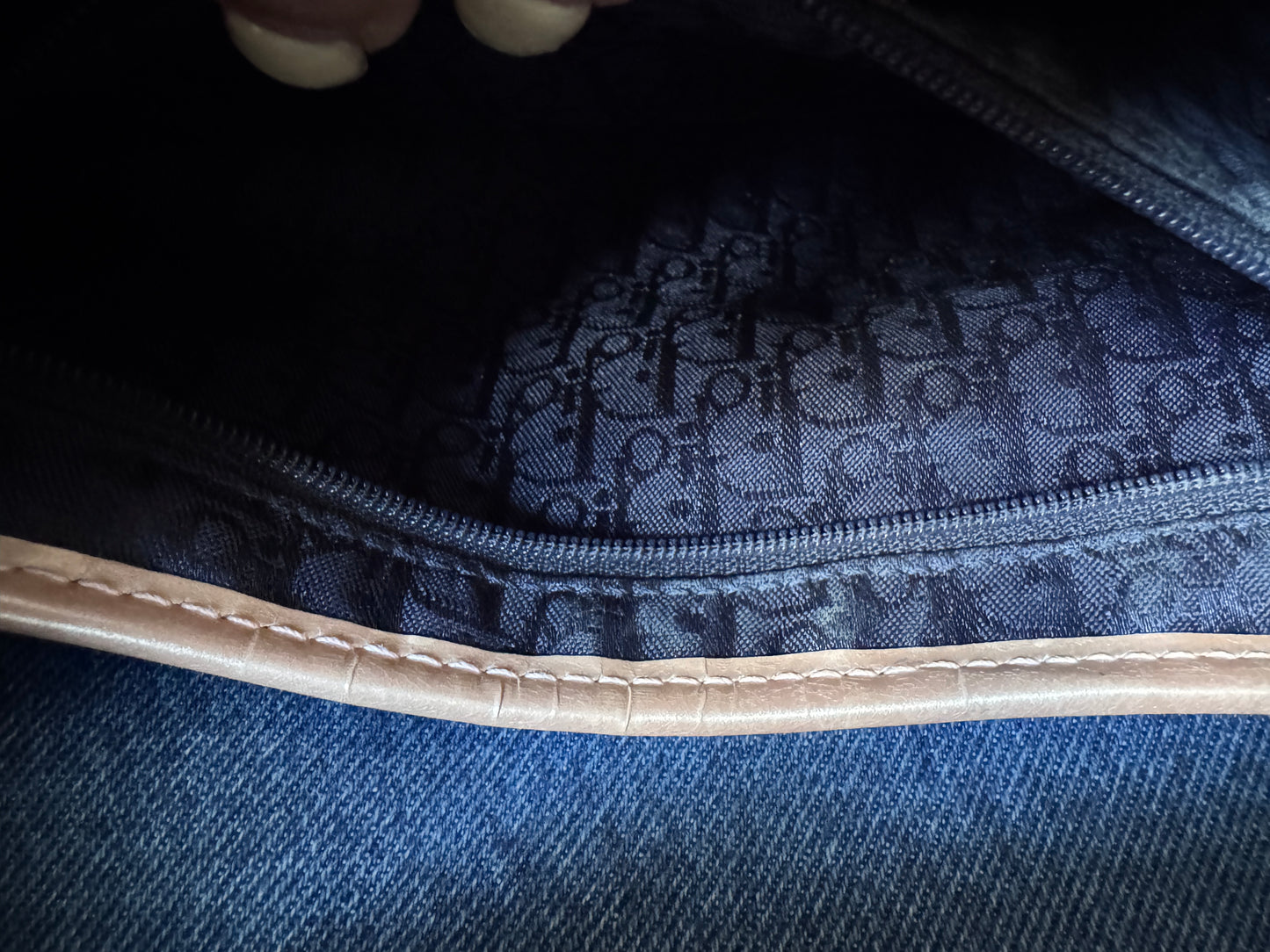 Dior Vintage Denim Saddle